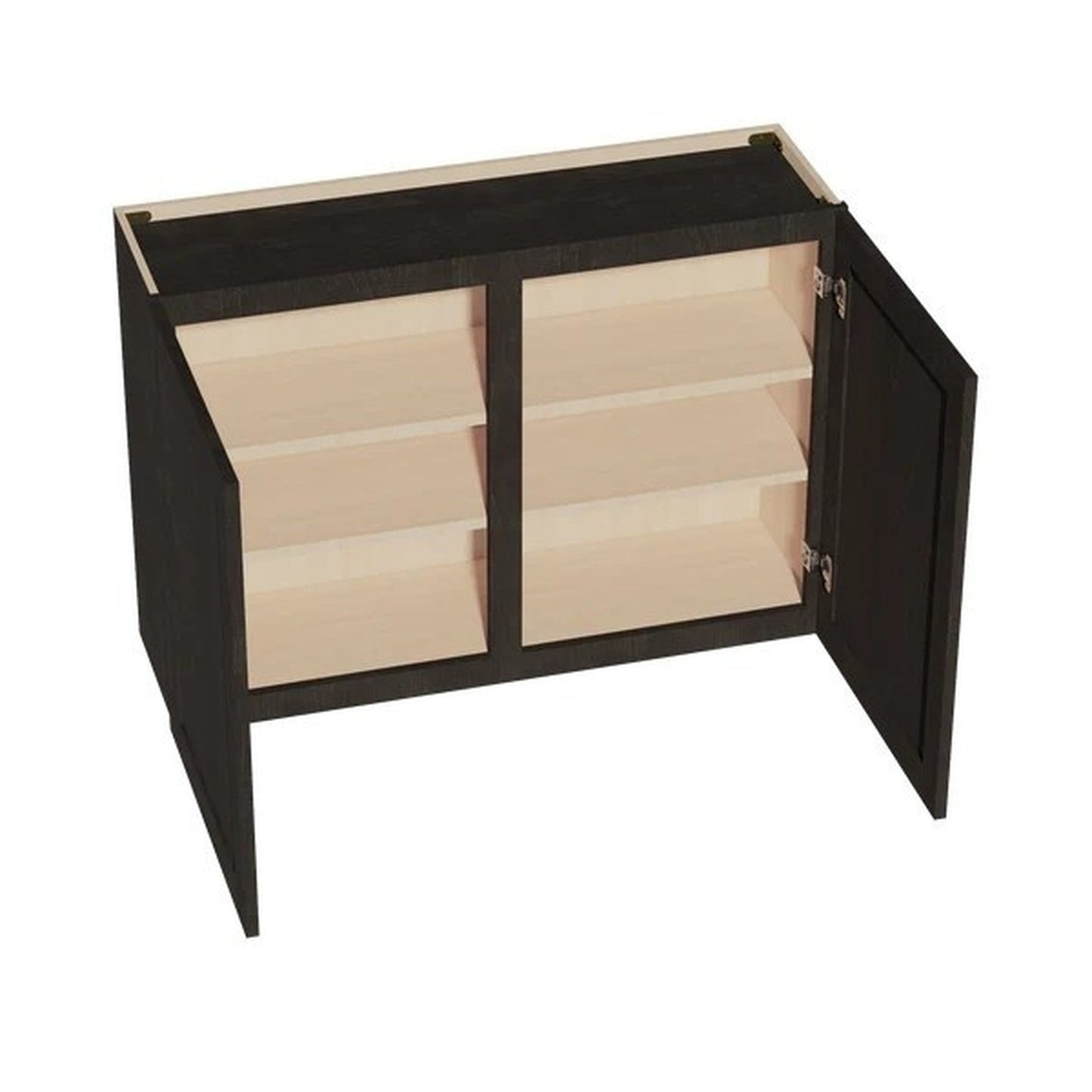 Shaker Wall Cabinet 42" (W4230) · Ardelle - Charcoal - Interior