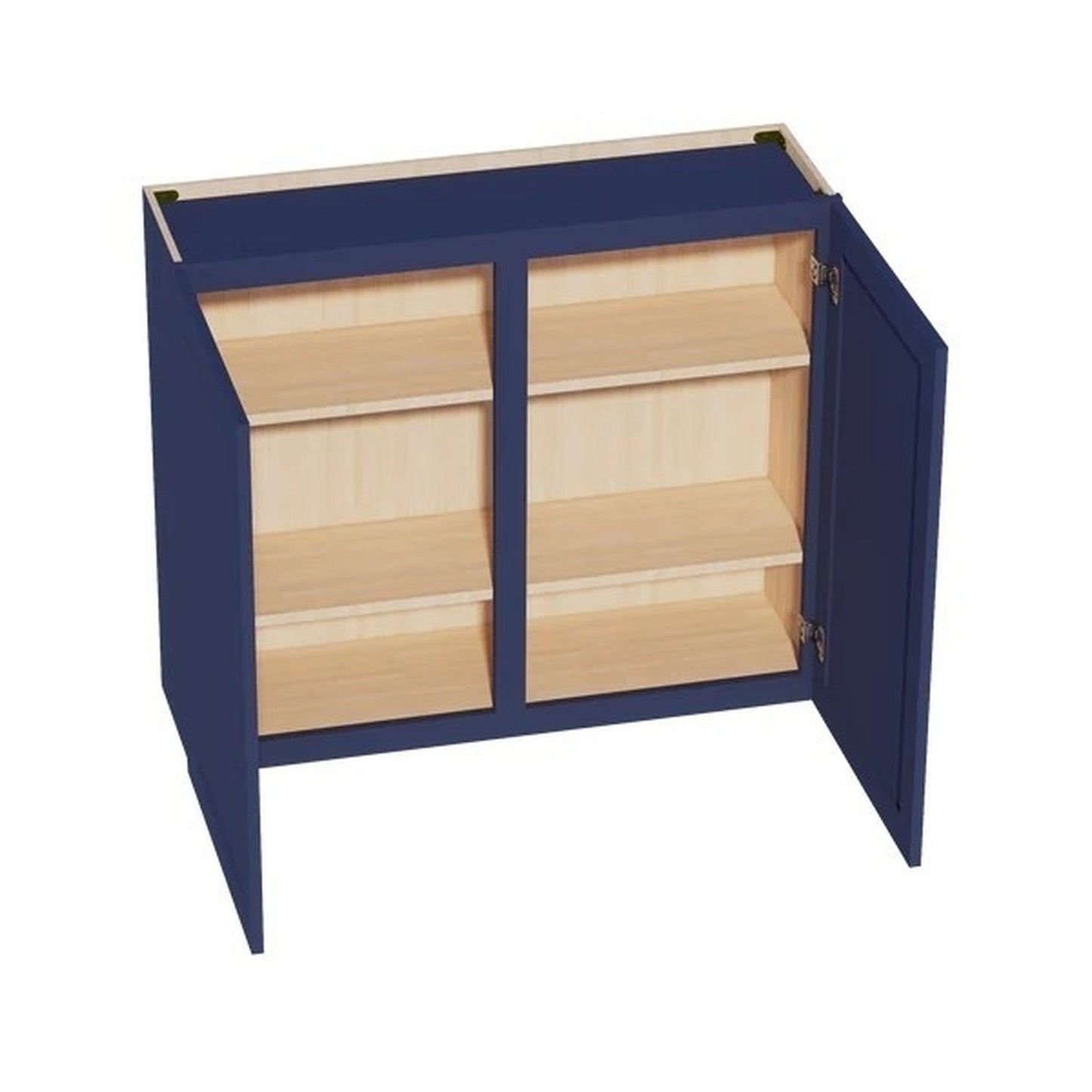 Shaker Wall Cabinet 42" (W4236) · Ardelle - Blue - Interior