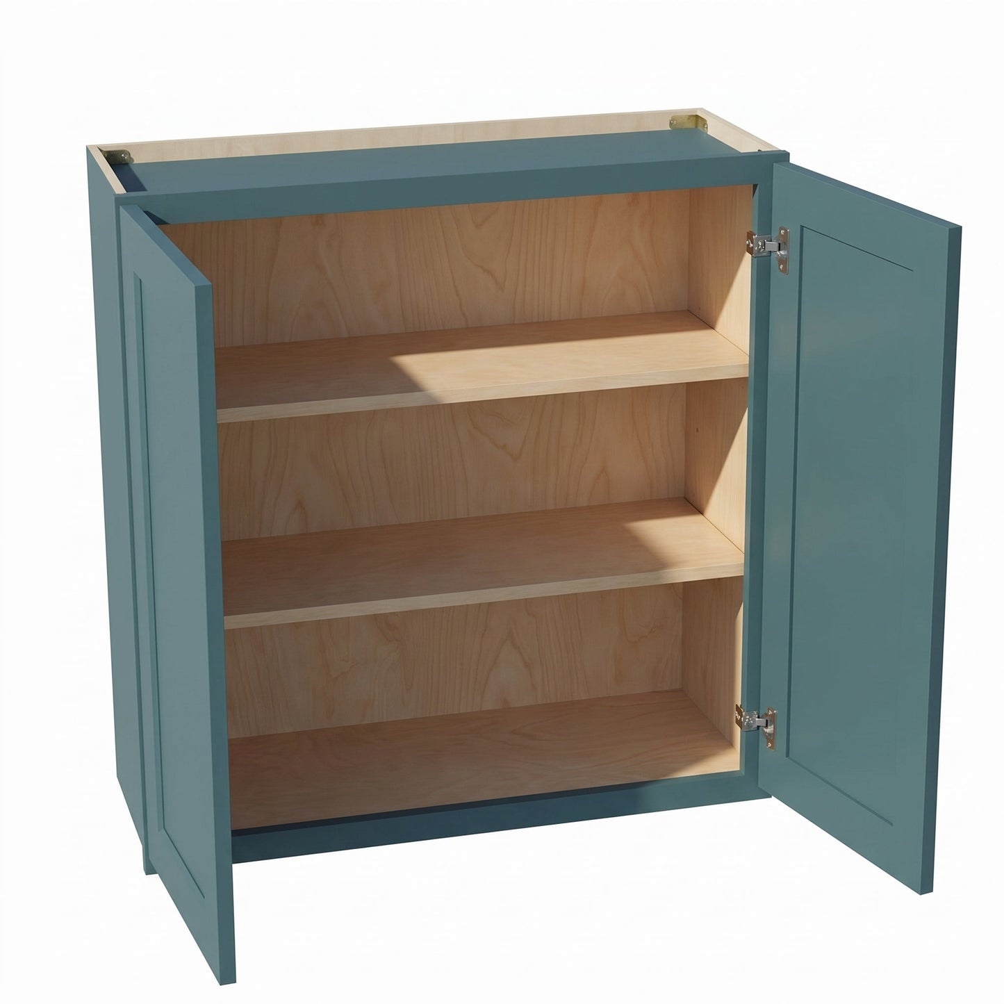 Shaker Wall Cabinet 42" (W4236) · Tallis - Fairy Green - Interior