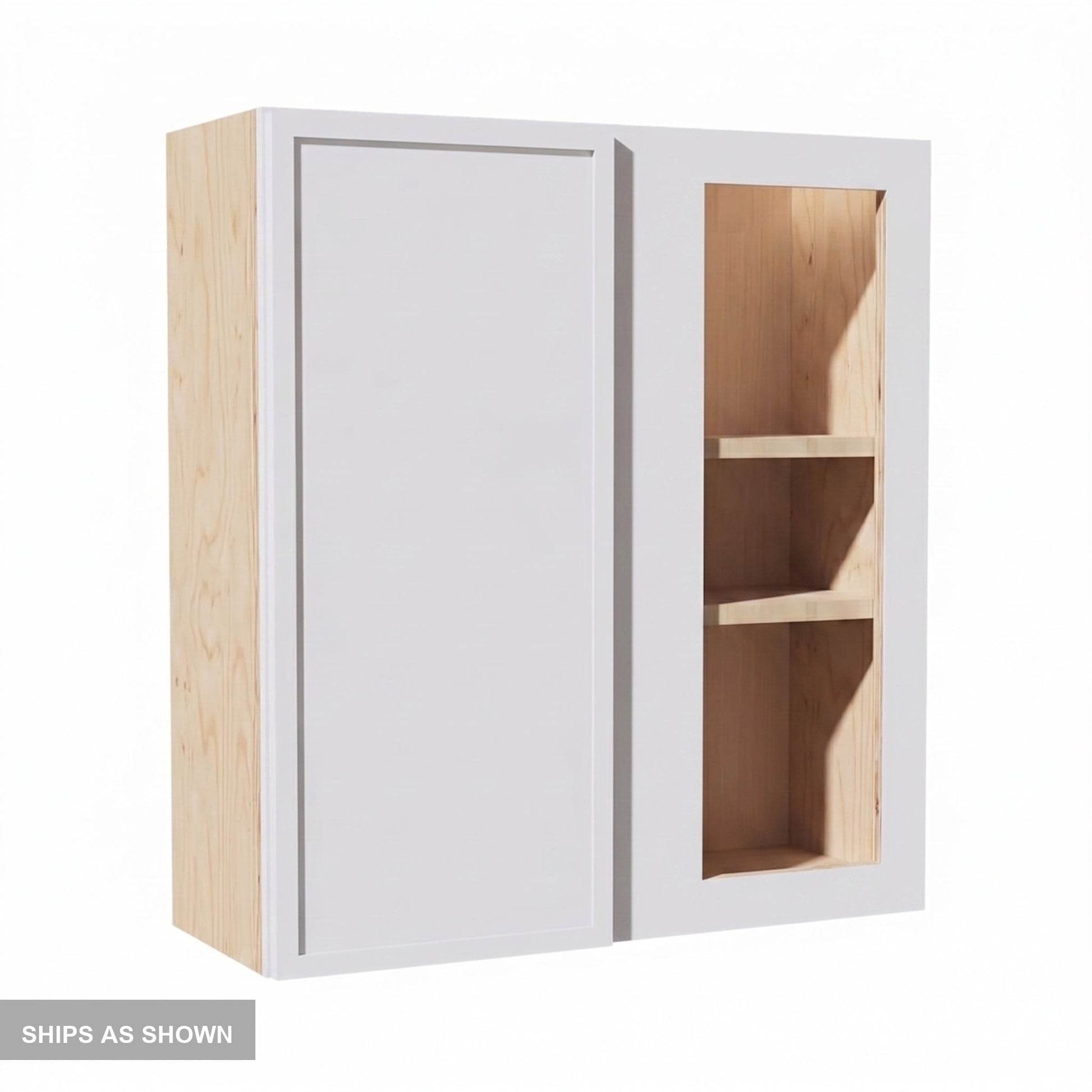 Slim Shaker Corner Wall Cabinet 27" (WBC2730) · Slim