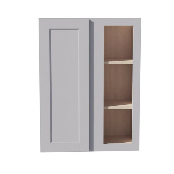 Shaker Corner Wall Cabinet 27" (WBC2736) · Ardelle - Ash - Hero