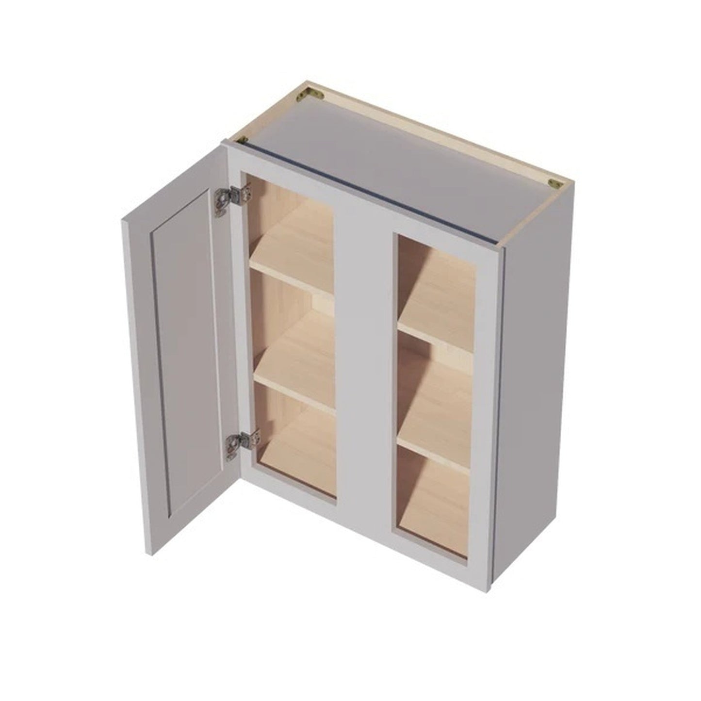 Shaker Corner Wall Cabinet 27" (WBC2736) · Ardelle - Ash - Interior
