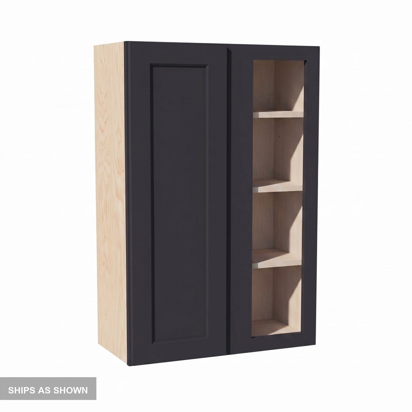 Quik Cabinets WBC2742 Ardelle Ebony - Flatpack