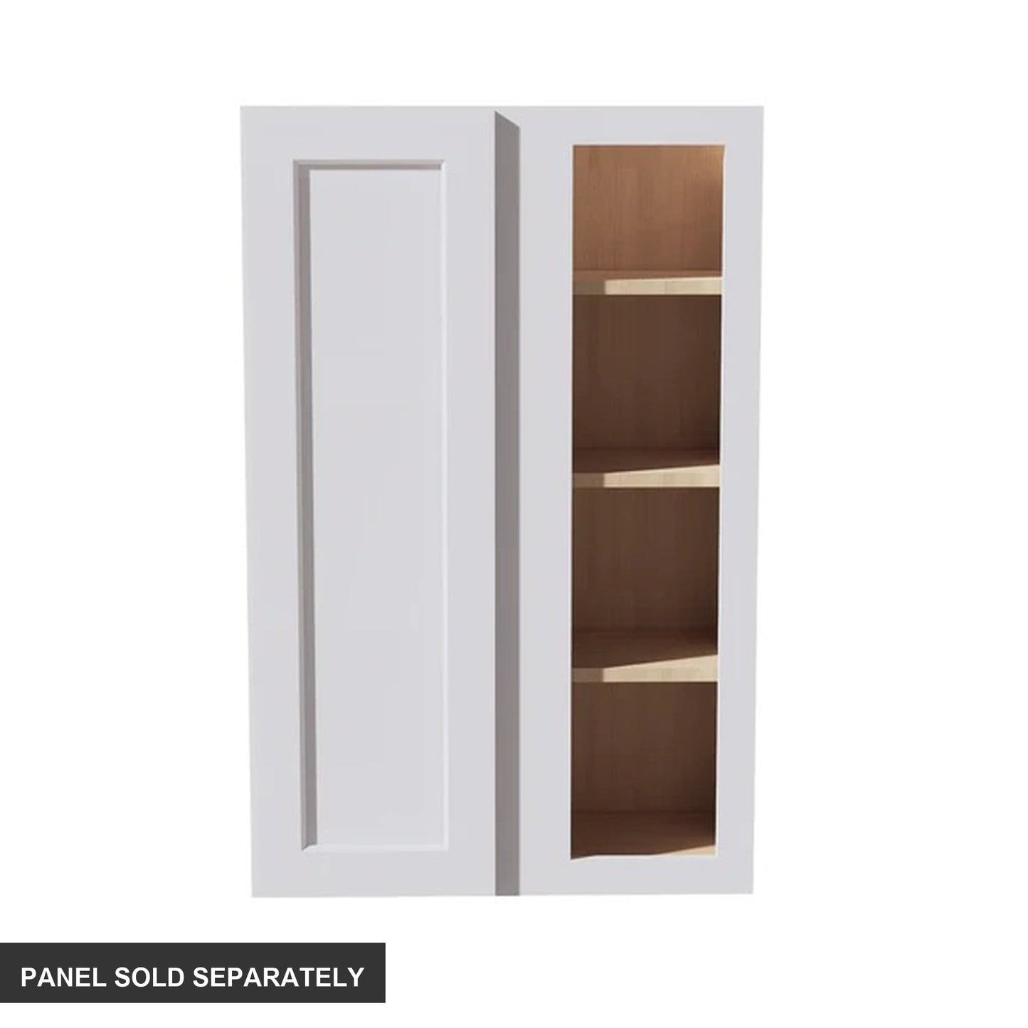Shaker Corner Wall Cabinet 27" (WBC2742) · Ardelle - White - Product