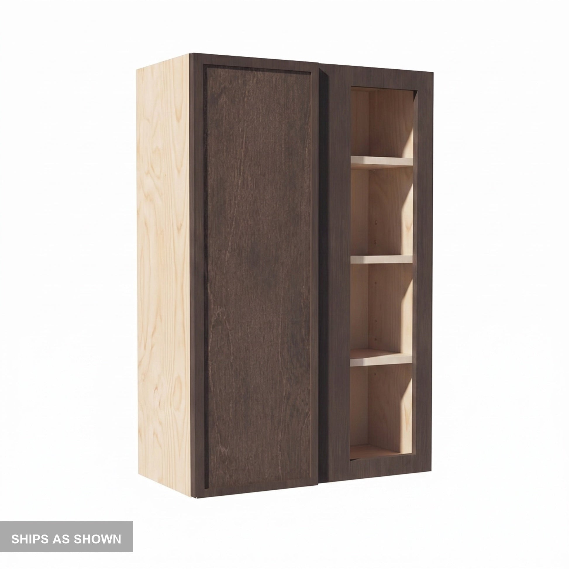 Slim Shaker Corner Wall Cabinet 27" (WBC2742) · Slim