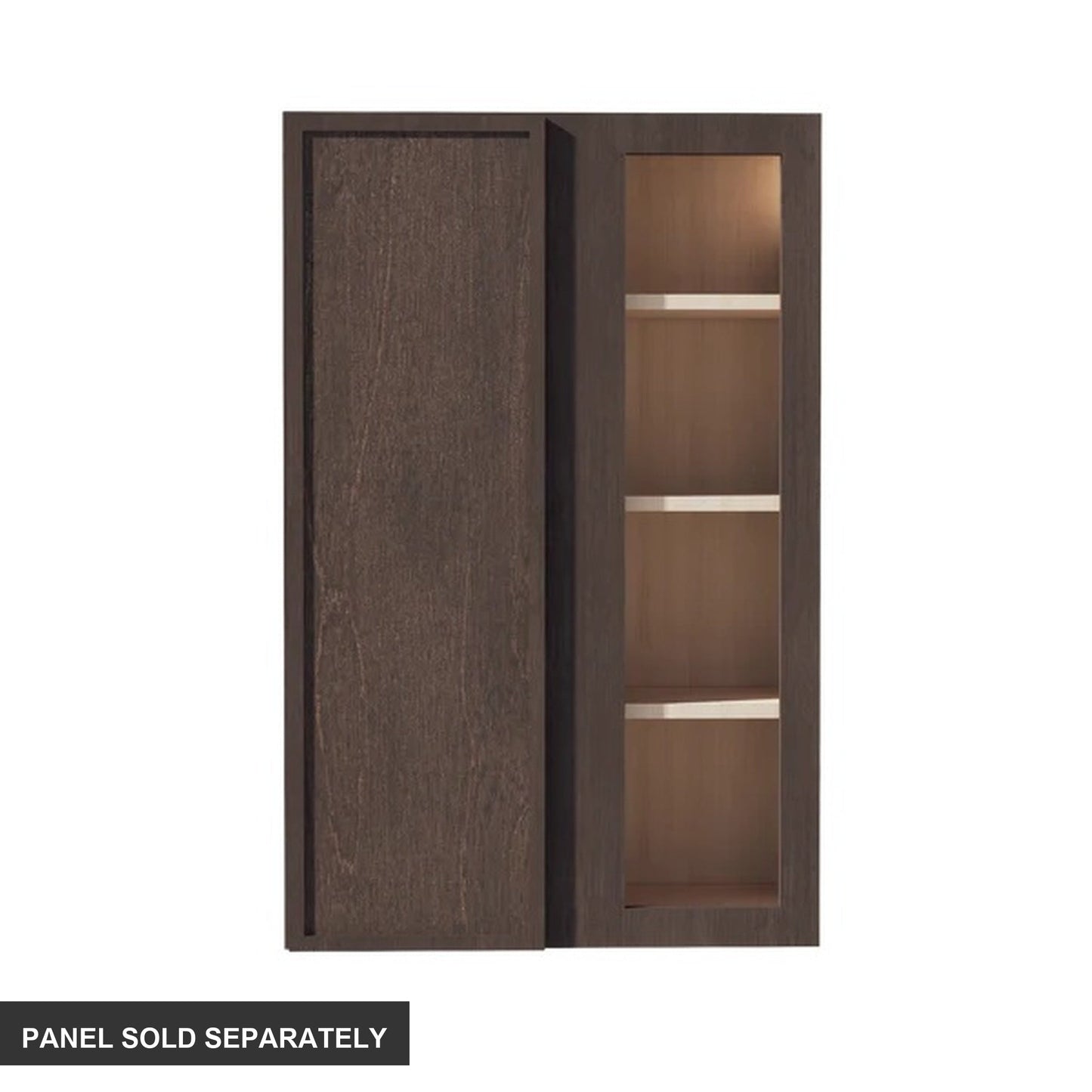 Slim Shaker Corner Wall Cabinet 27" (WBC2742) · Slim - Mocha - Product