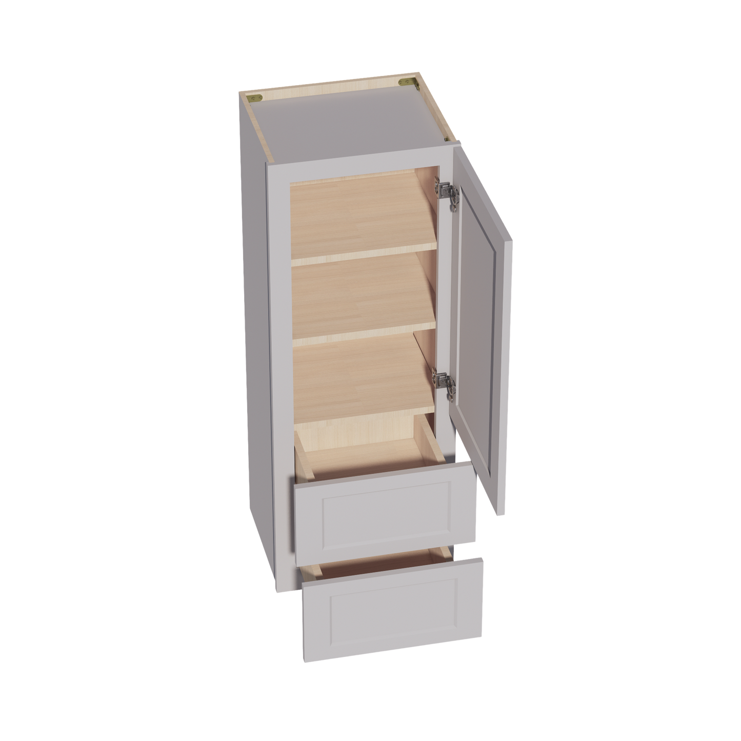 Shaker Wall Cabinet 18" (WD1848) · Ardelle - Ash - Interior