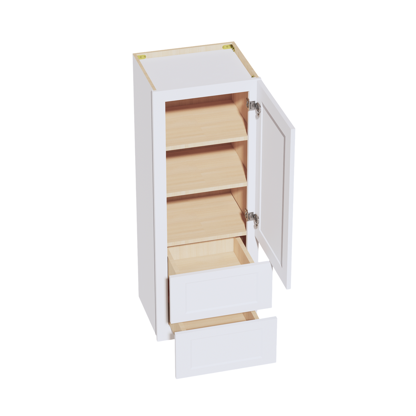 Shaker Wall Cabinet 18" (WD1848) · Ardelle - White - Interior