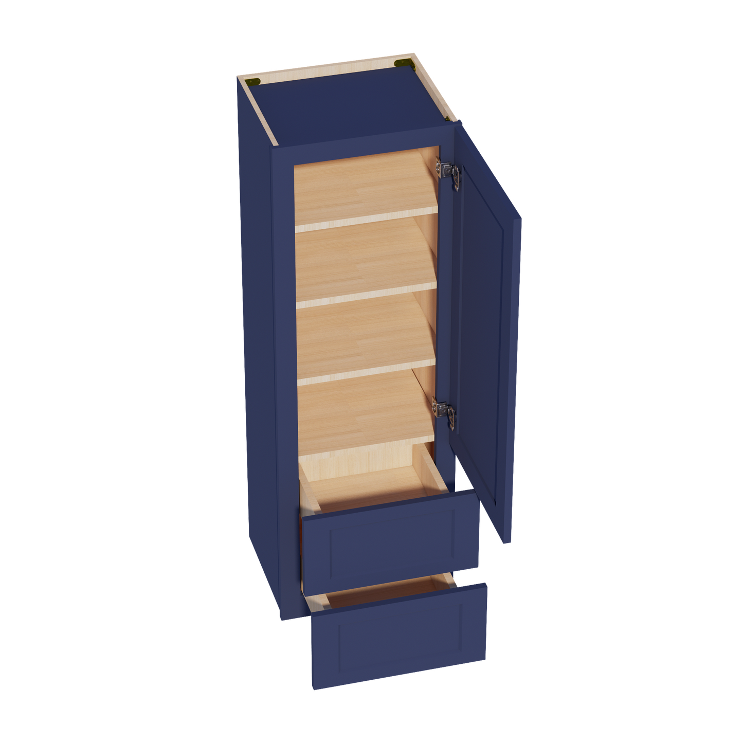 Shaker Wall Cabinet 18" (WD1854) · Ardelle - Blue - Interior
