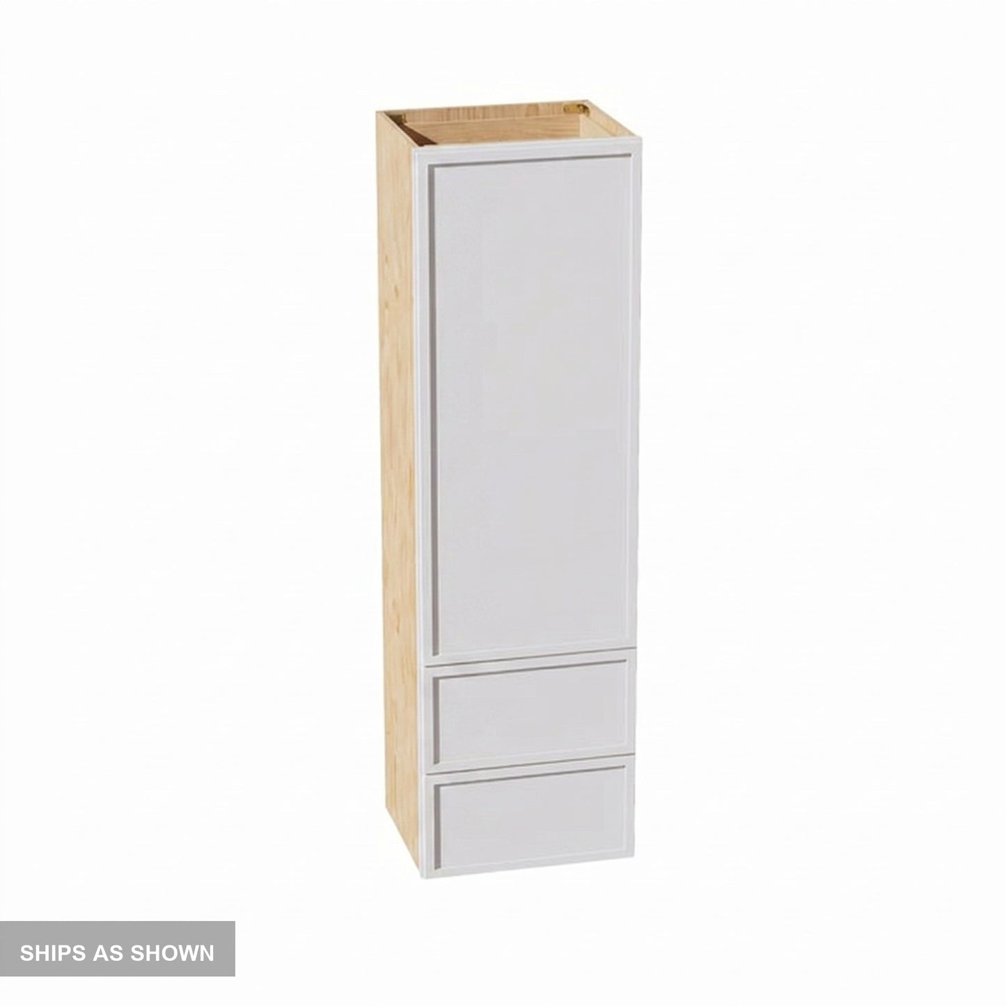 Slim Shaker Wall Cabinet 18" (WD1860) · Slim - Frost - Flat Pack