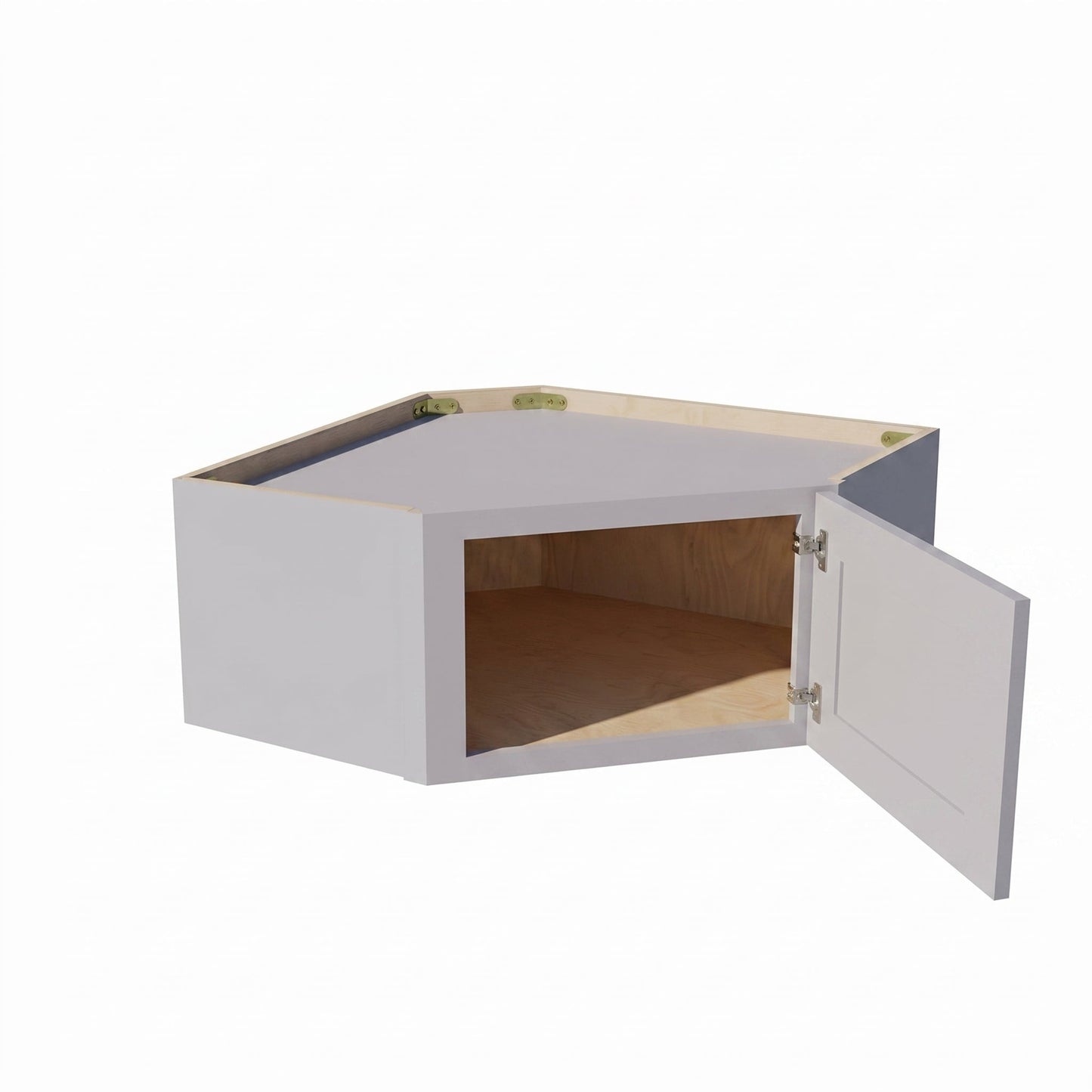 Shaker Corner Wall Cabinet 24" (WDC2412) · Ardelle - Ash - Interior