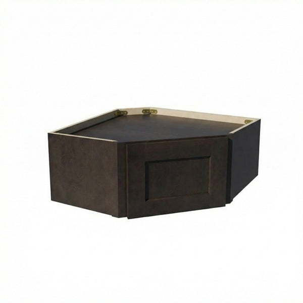 Shaker Corner Wall Cabinet 24" (WDC2412) · Ardelle - Charcoal - Hero