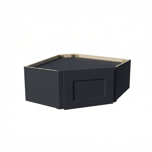 Shaker Corner Wall Cabinet 24" (WDC2412) · Ardelle - Ebony - Hero