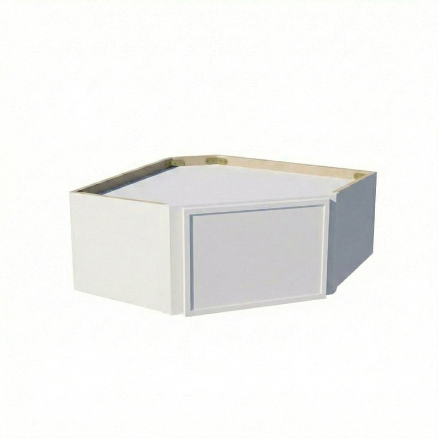 Slim Shaker Corner Wall Cabinet 24" (WDC2412) · Slim - Frost - Hero