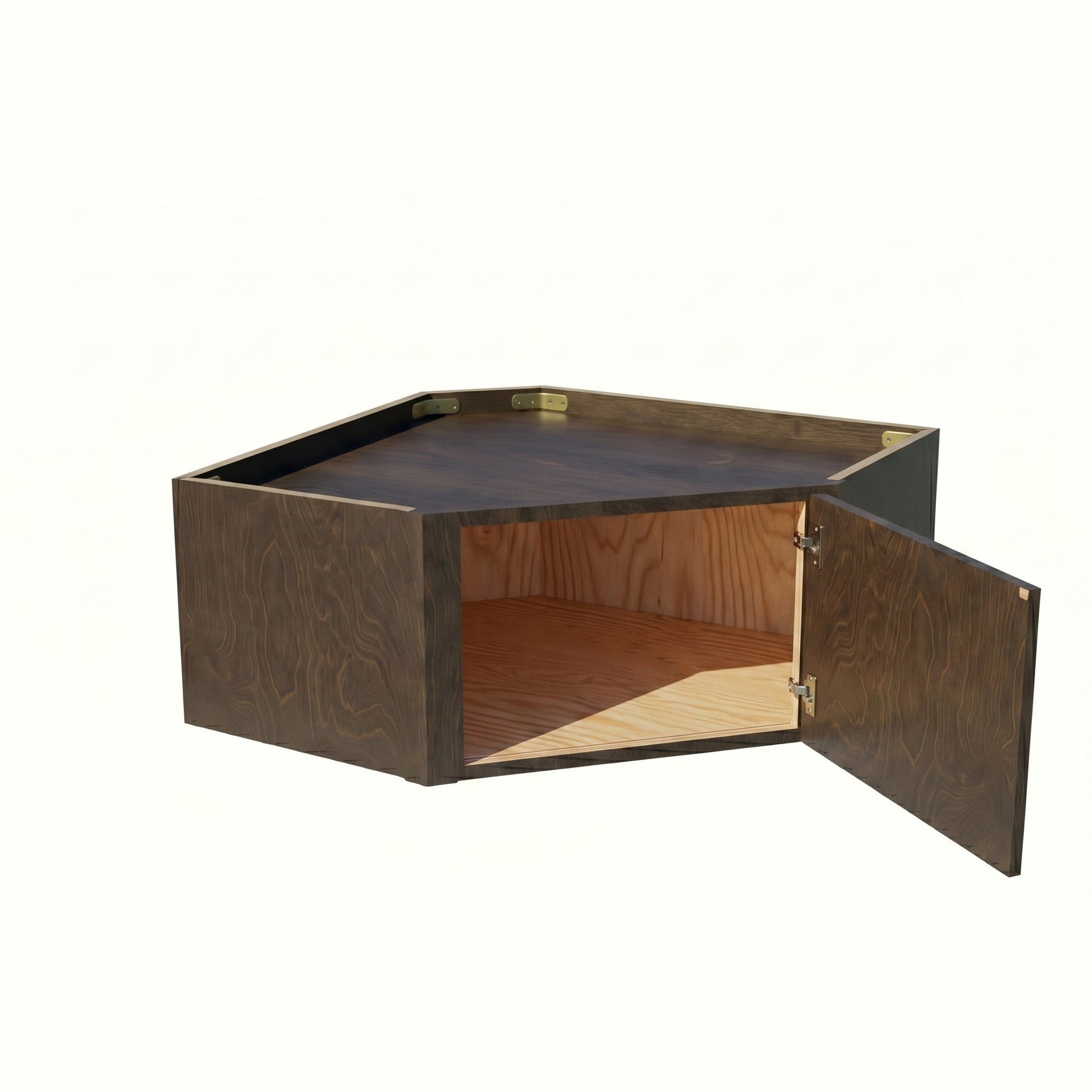 Slim Shaker Corner Wall Cabinet 24" (WDC2412) · Slim