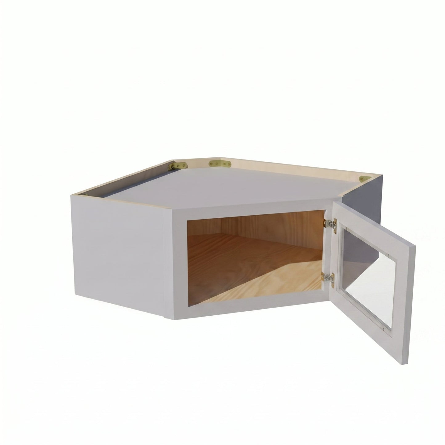 Shaker Corner Wall Cabinet 24" (WDC2412GD) · Ardelle - Ash - Interior