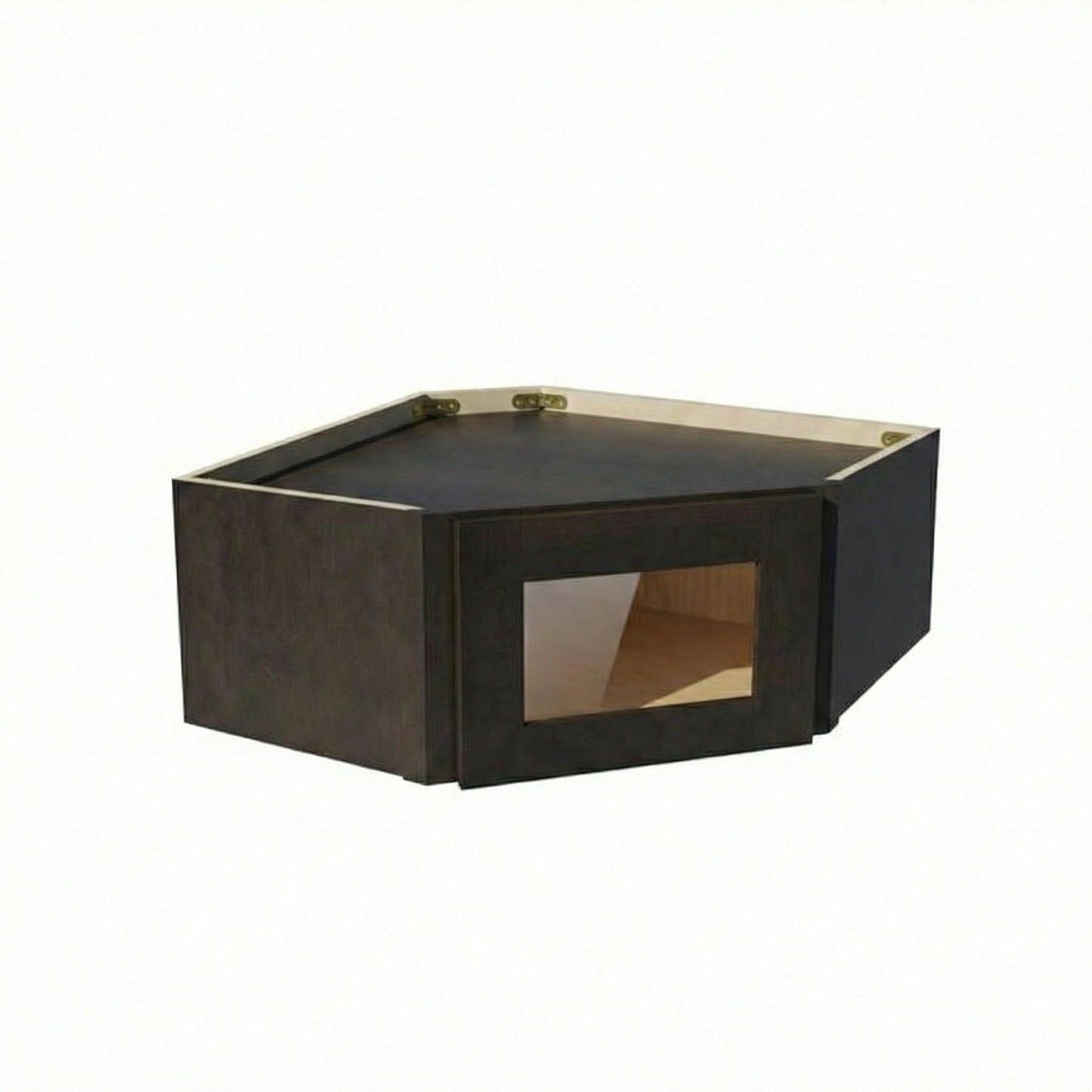 Shaker Corner Wall Cabinet 24" (WDC2412GD) · Ardelle - Charcoal - Hero