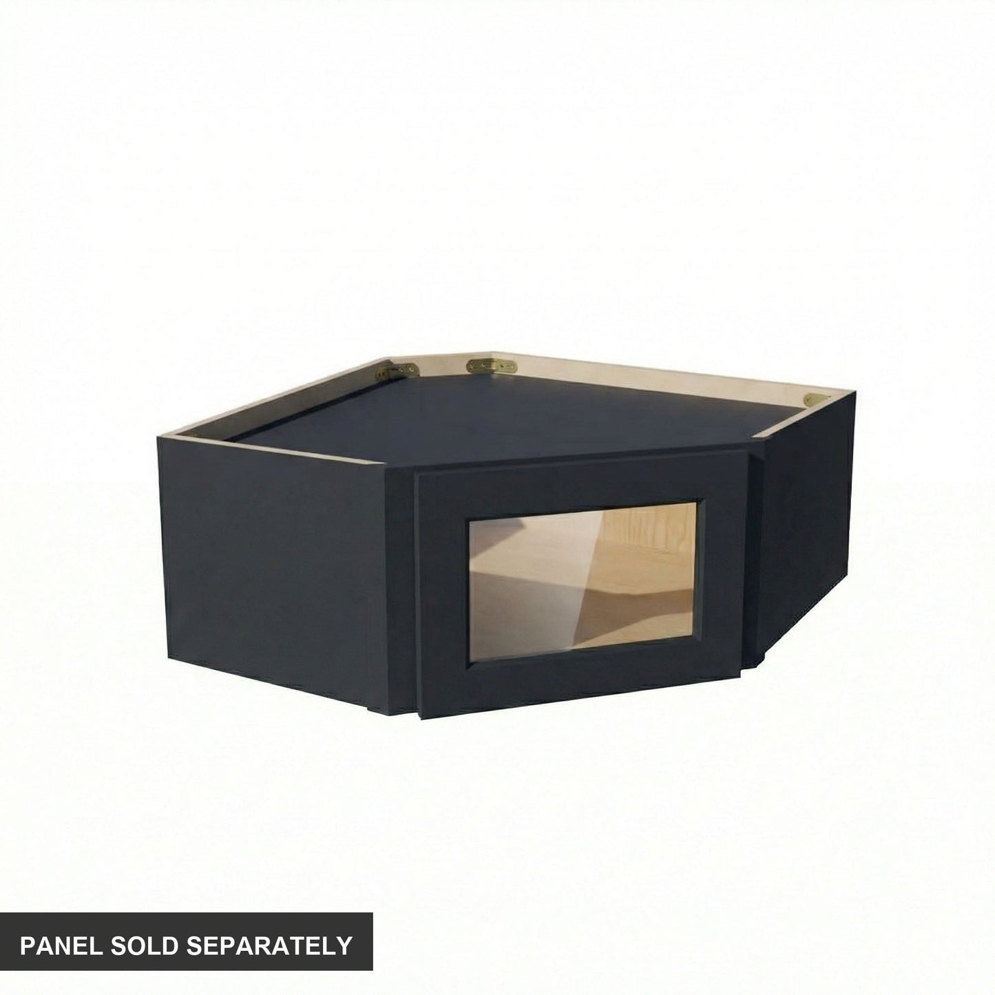 Shaker Corner Wall Cabinet 24" (WDC2412GD) · Ardelle - Ebony - Product