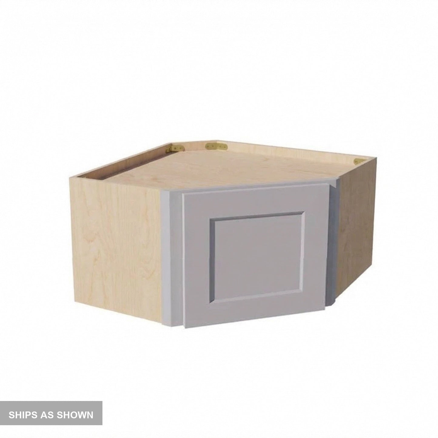 Shaker Corner Wall Cabinet 24" (WDC2415) · Ardelle - Ash - Flat Pack