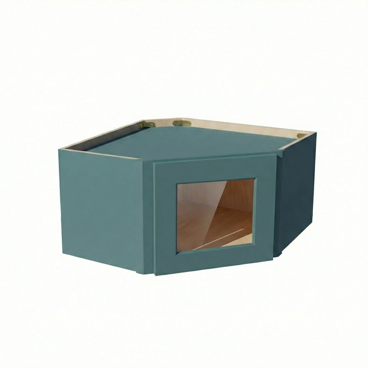 Shaker Corner Wall Cabinet 24" (WDC2415GD) · Tallis - Fairy Green - Hero