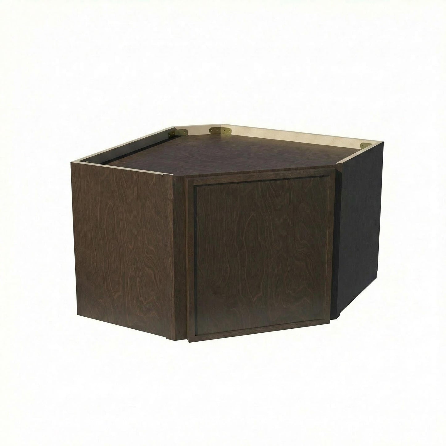 Slim Shaker Corner Wall Cabinet 24" (WDC2418) · Slim - Mocha - Hero