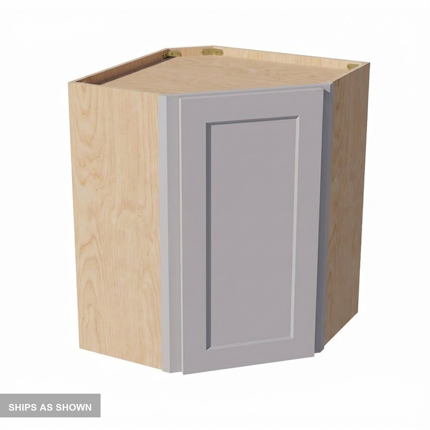 Shaker Corner Wall Cabinet 24" (WDC2430) · Ardelle - Ash - Flat Pack