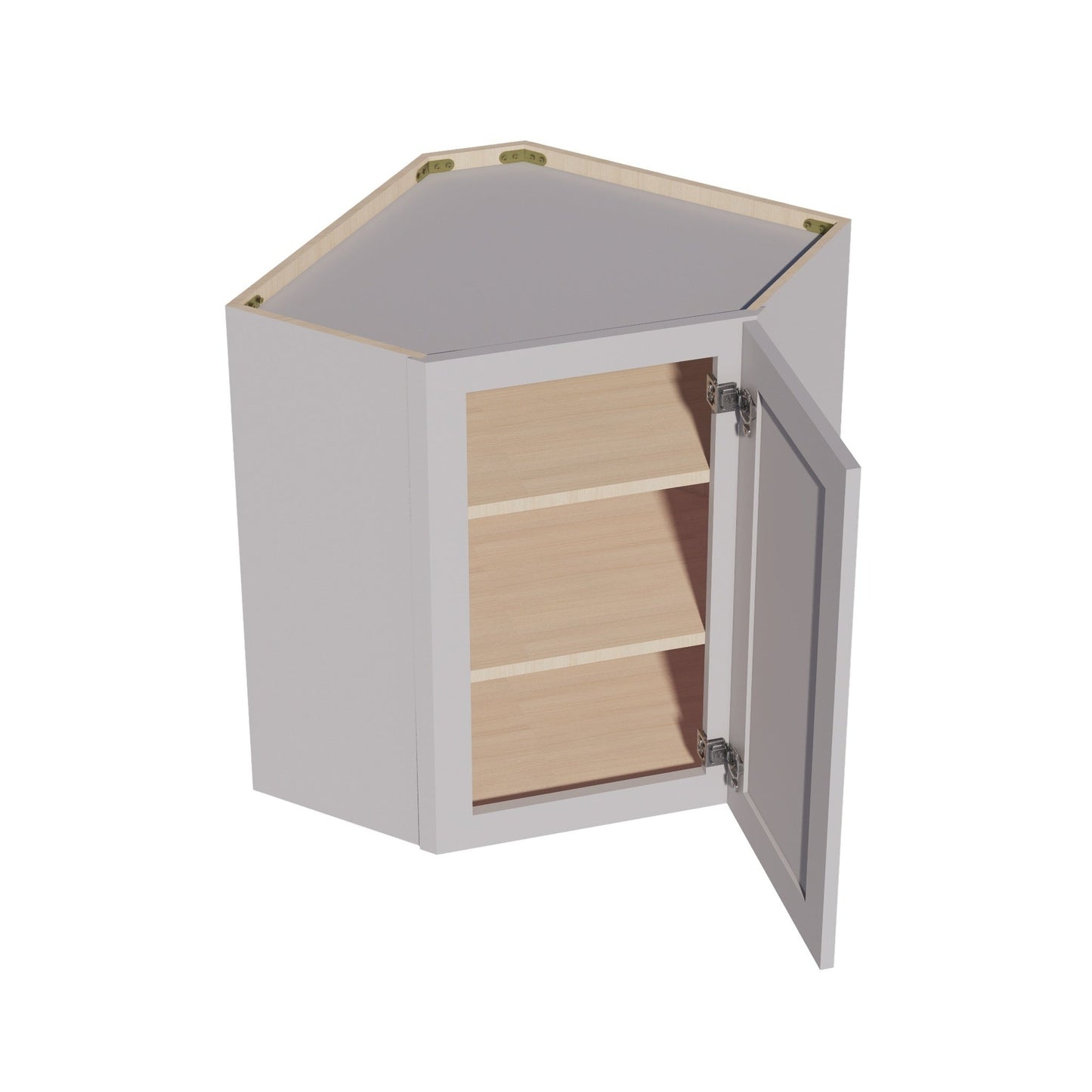 Shaker Corner Wall Cabinet 24" (WDC2430) · Ardelle - Ash - Interior
