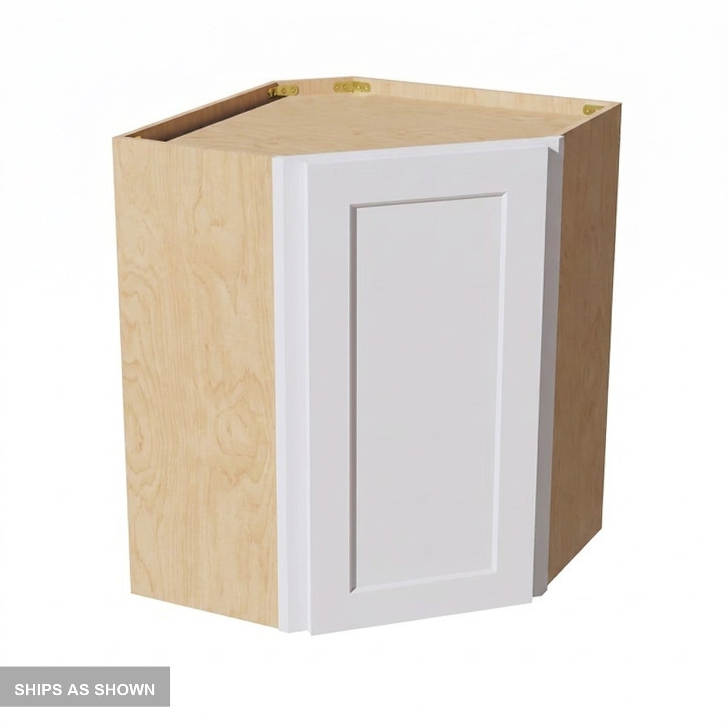 Shaker Corner Wall Cabinet 24" (WDC2430) · Ardelle - White - Flat Pack