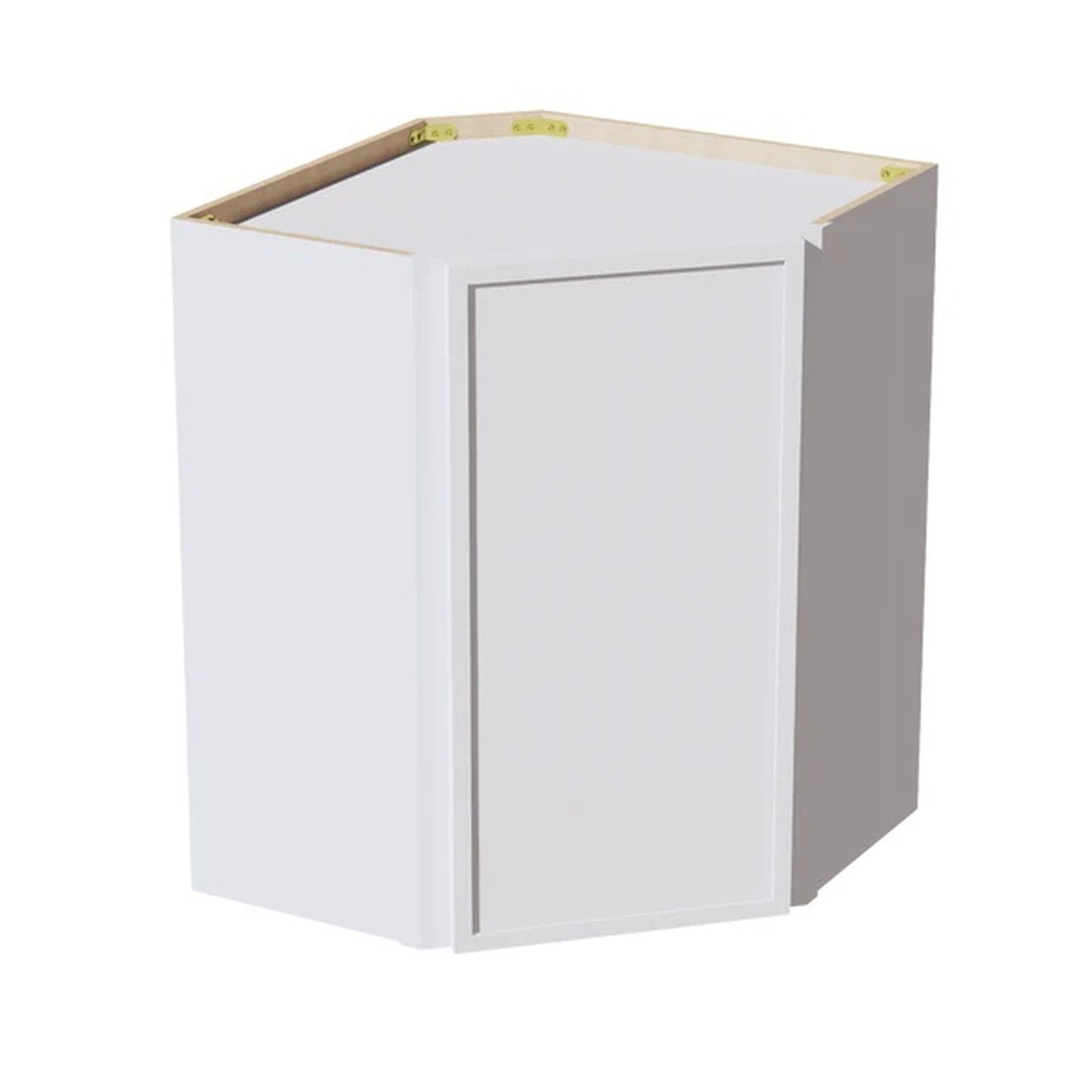 Slim Shaker Corner Wall Cabinet 24" (WDC2430) · Slim - Frost - Hero
