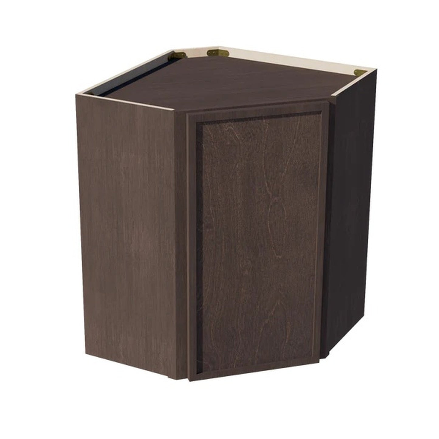 Slim Shaker Corner Wall Cabinet 24" (WDC2430) · Slim - Mocha - Hero