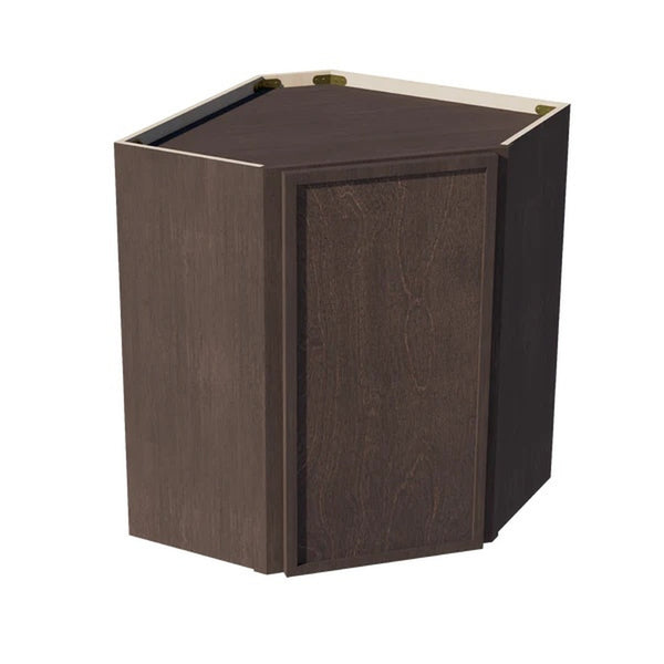 Slim Shaker Corner Wall Cabinet 24" (WDC2430) · Slim - Mocha - Hero