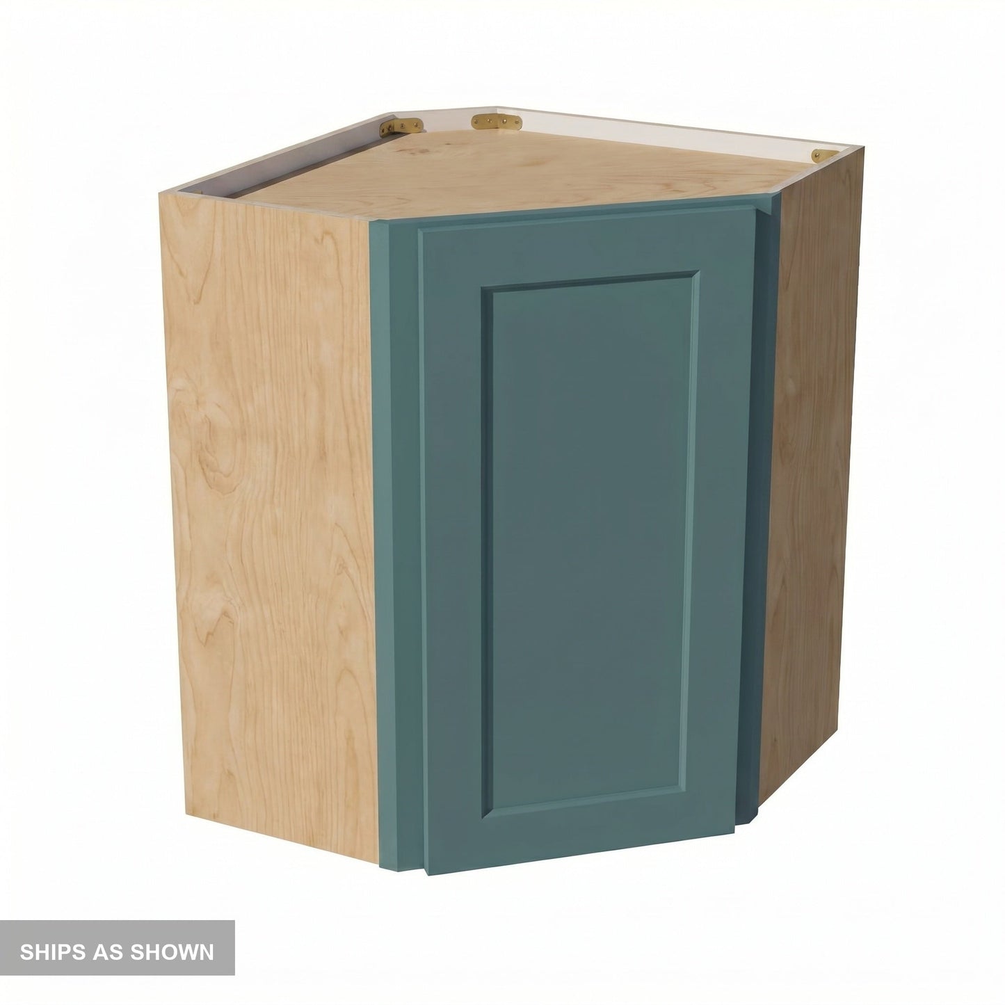 Shaker Corner Wall Cabinet 24" (WDC2430) · Tallis - Fairy Green - Flat Pack