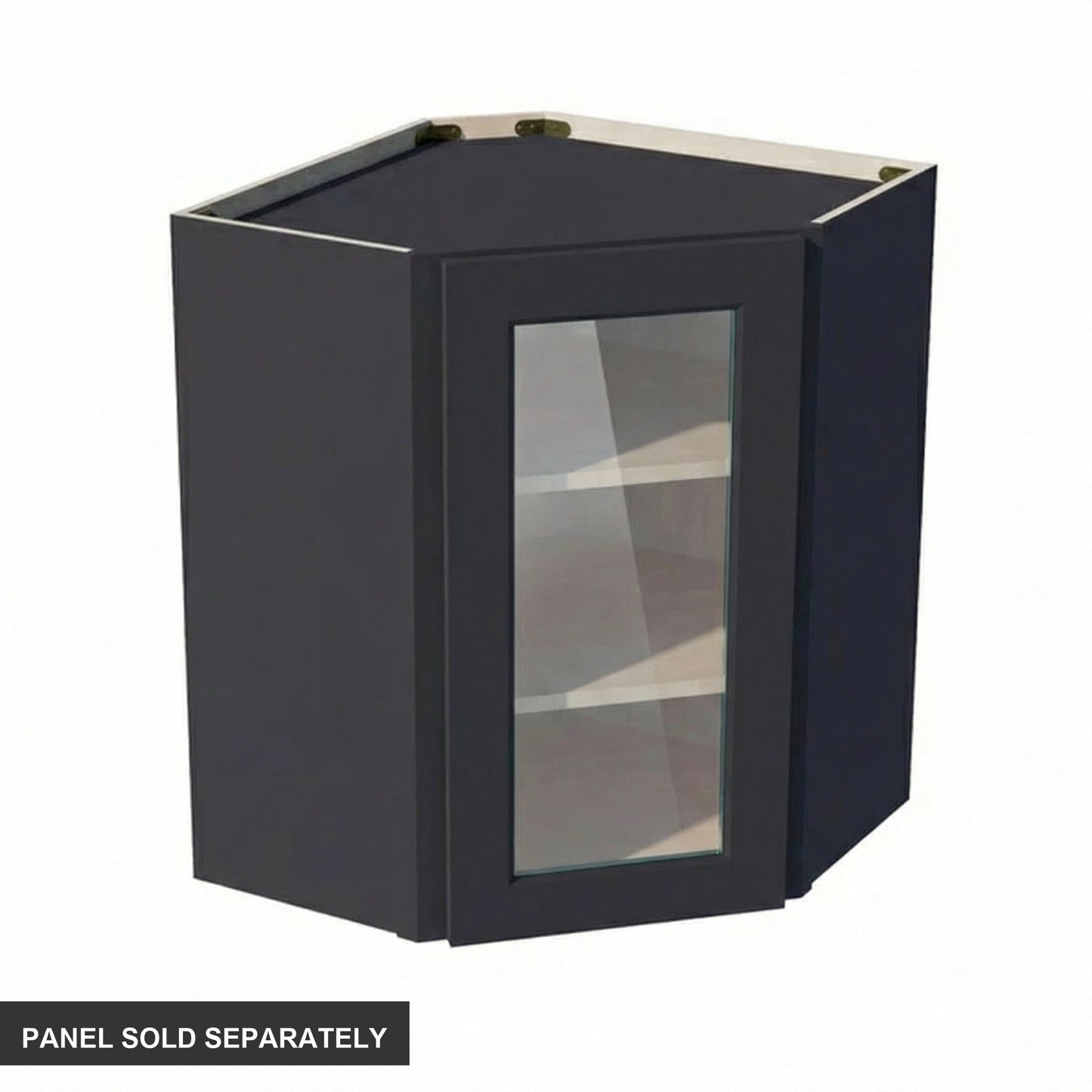 Shaker Corner Wall Cabinet 24" (WDC2430GD) · Ardelle - Ebony - Product