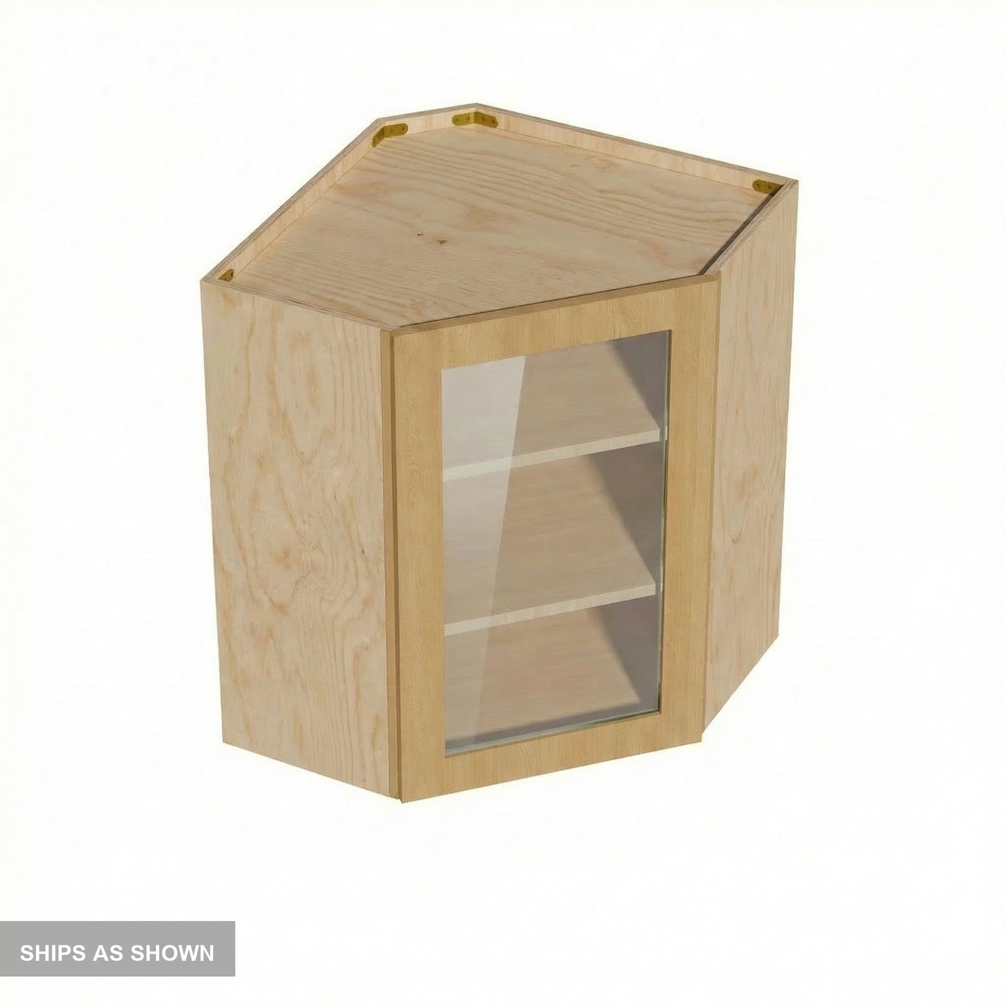 Shaker Corner Wall Cabinet 24" (WDC2430GD) · Ardelle - Timber - Flat Pack