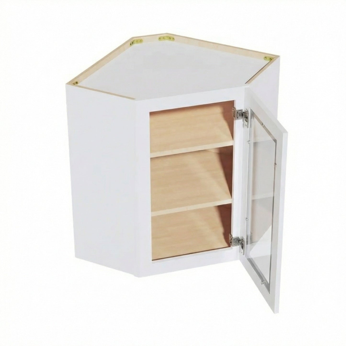 Shaker Corner Wall Cabinet 24" (WDC2430GD) · Ardelle - White - Interior