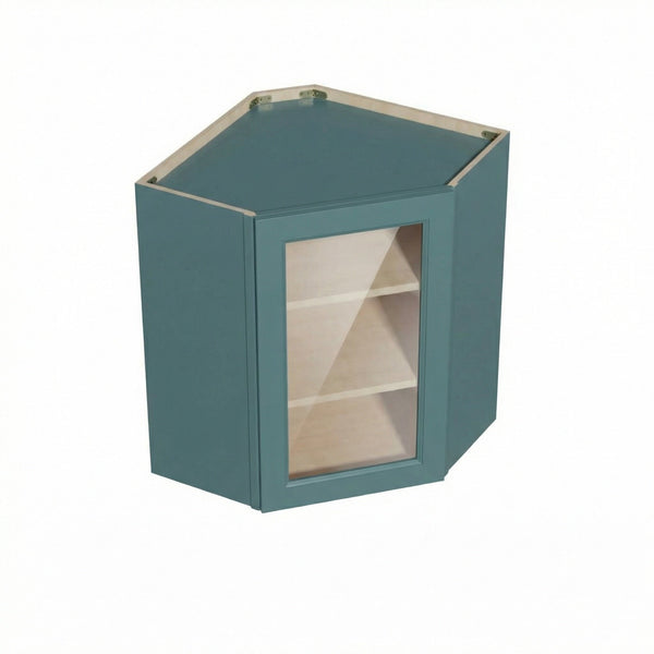 Shaker Corner Wall Cabinet 24" (WDC2430GD) · Tallis - Fairy Green - Hero