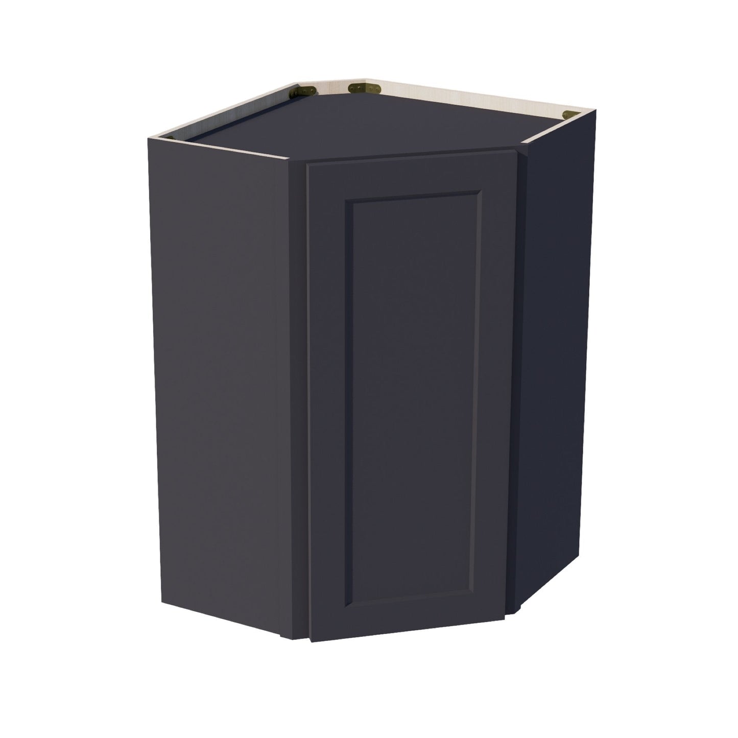 Shaker Corner Wall Cabinet 24" (WDC2436) · Ardelle - Ebony - Hero