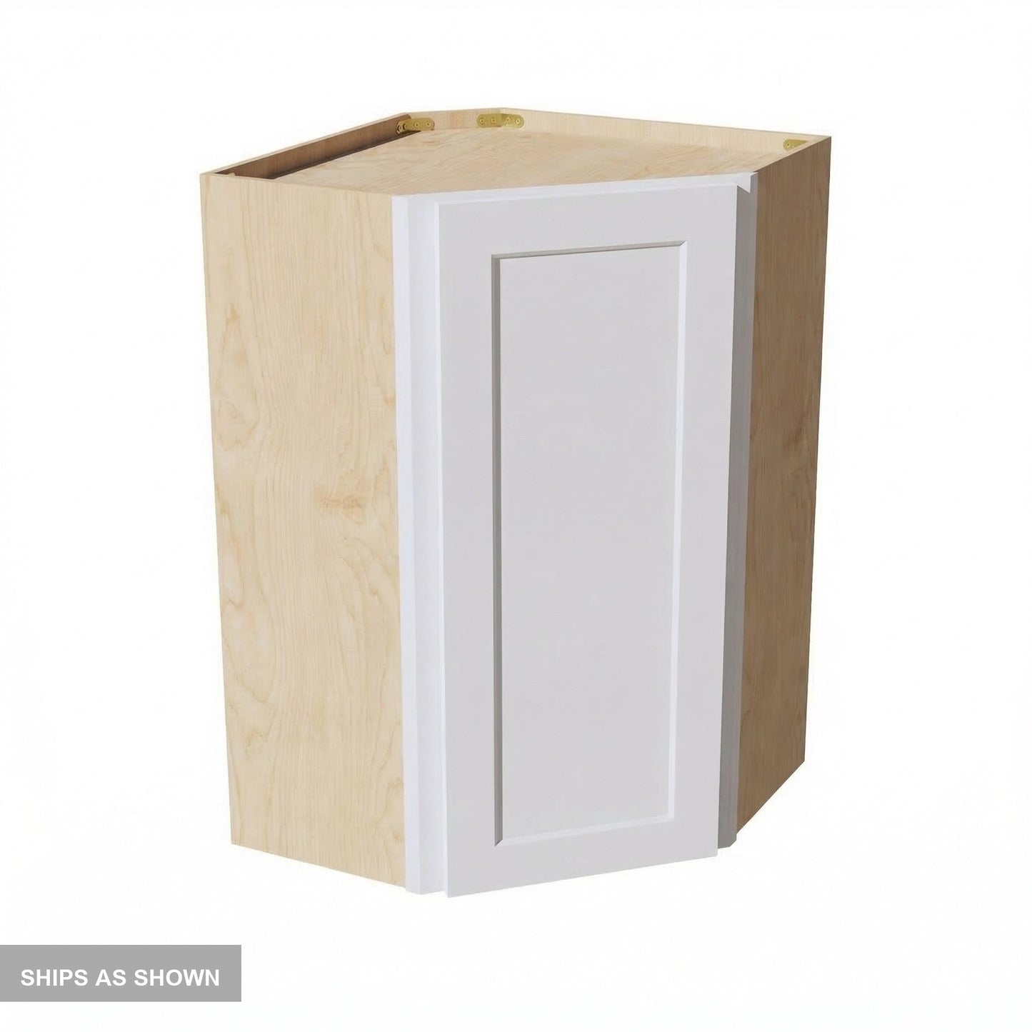Shaker Corner Wall Cabinet 24" (WDC2436) · Ardelle - White - Flat Pack