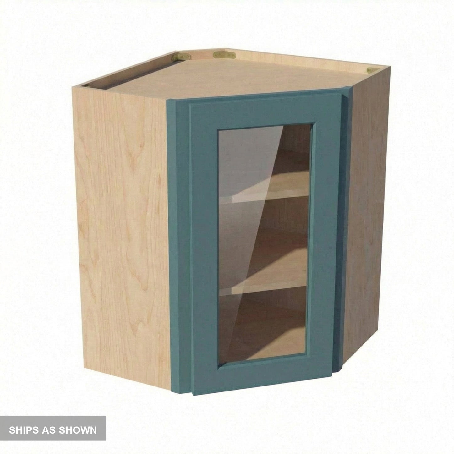 Shaker Corner Wall Cabinet 24" (WDC2436GD) · Tallis - Fairy Green - Flat Pack