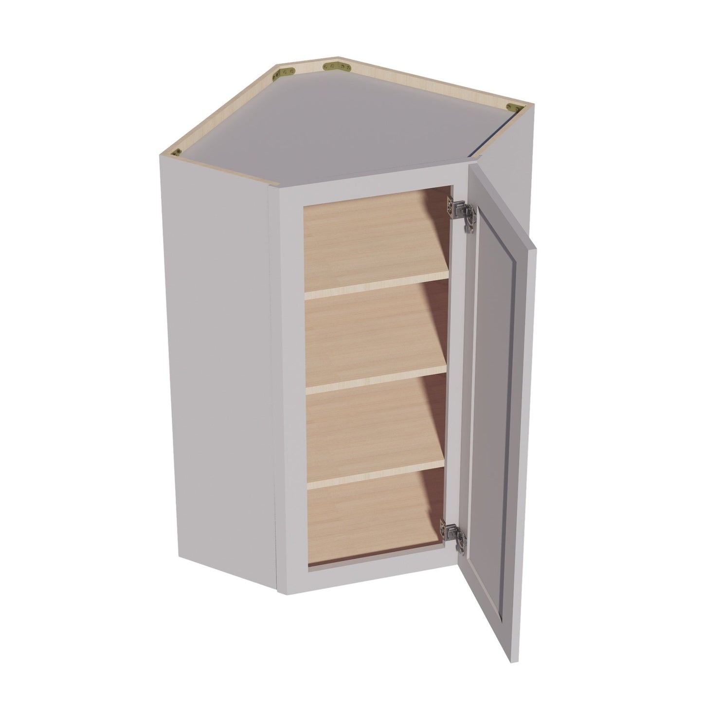 Shaker Corner Wall Cabinet 24" (WDC2442) · Ardelle - Ash - Interior