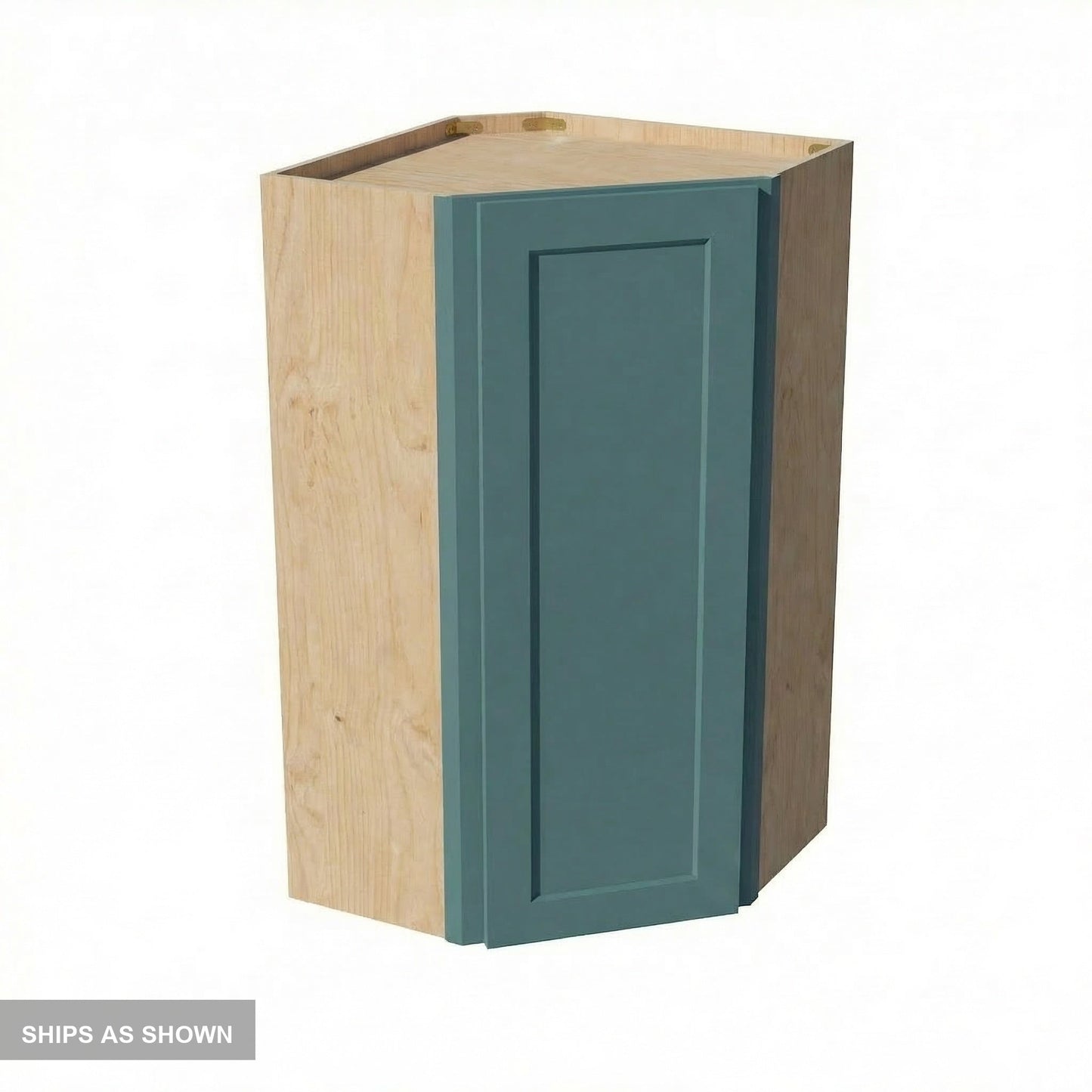 Shaker Corner Wall Cabinet 24" (WDC2442) · Tallis - Fairy Green - Flat Pack