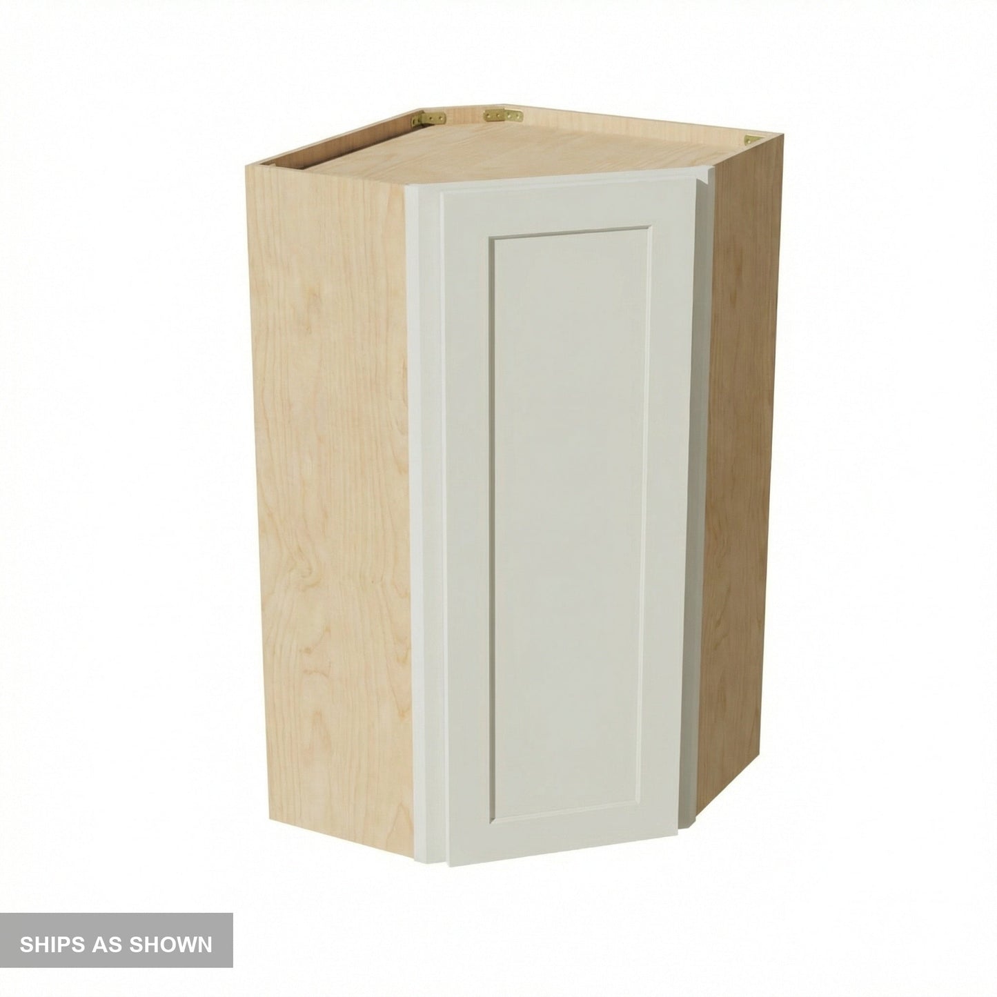 Shaker Corner Wall Cabinet 24" (WDC2442) · Tallis - Swan White - Flat Pack