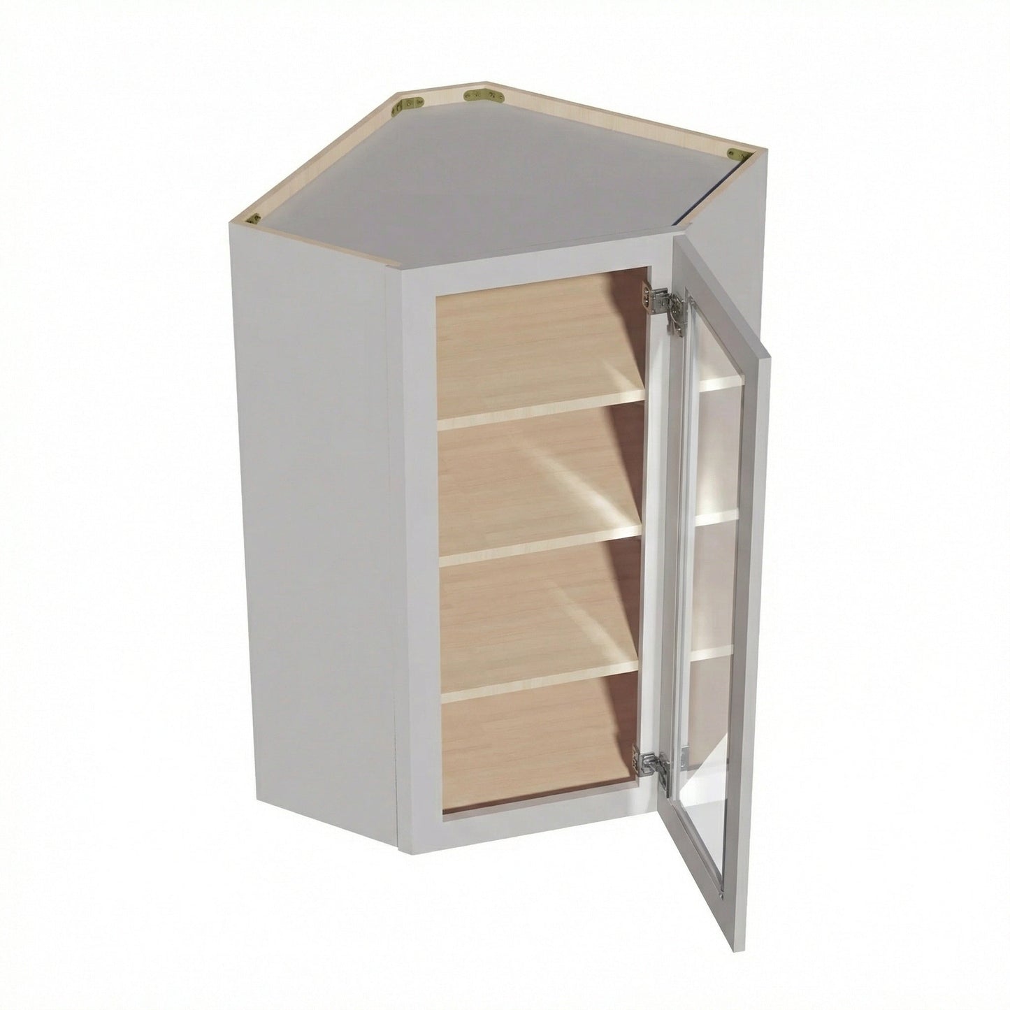 Shaker Corner Wall Cabinet 24" (WDC2442GD) · Ardelle - Ash - Interior