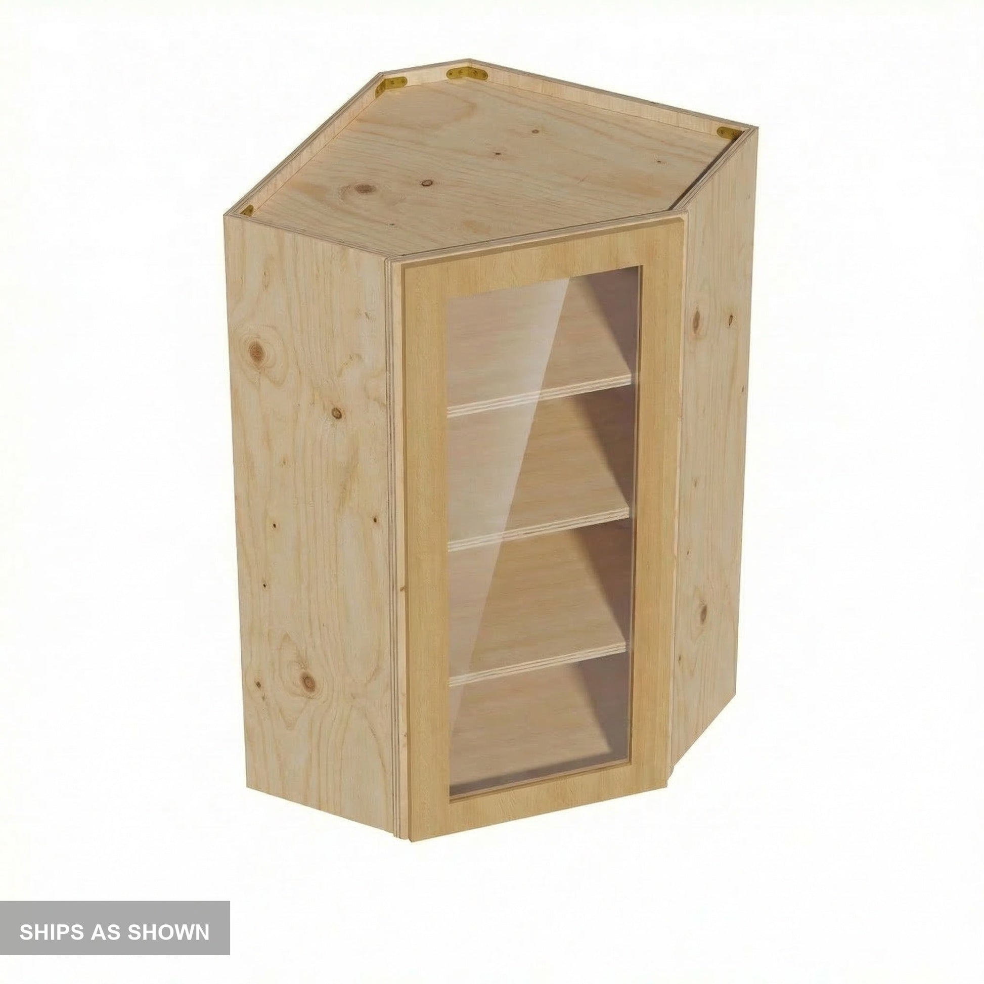 Shaker Corner Wall Cabinet 24" (WDC2442GD) · Ardelle
