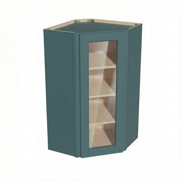 Shaker Corner Wall Cabinet 24" (WDC2442GD) · Tallis - Fairy Green - Hero
