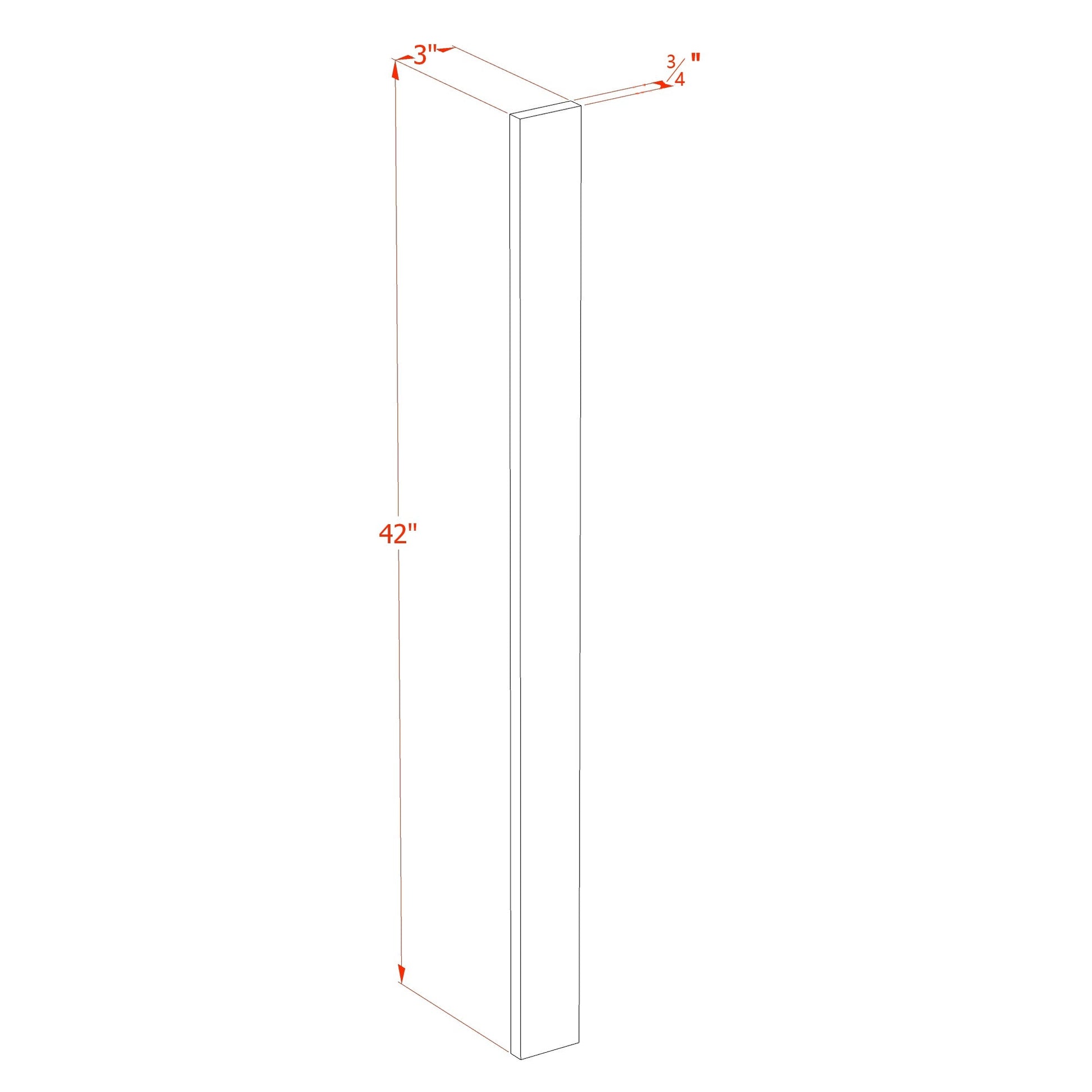 Wall Filler 3" (WF342) · Slim
