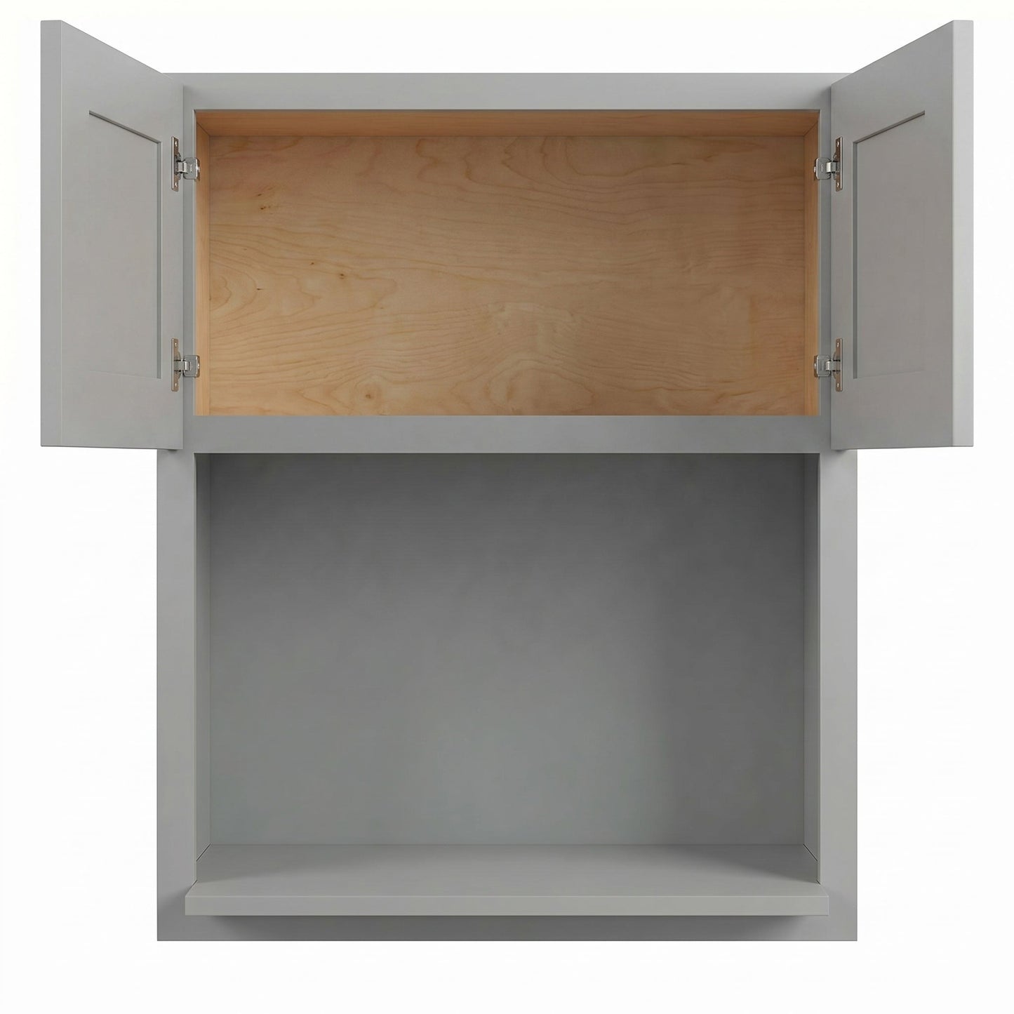 Shaker Microwave Wall Cabinet 27" (WM2730) · Ardelle - Ash - Interior