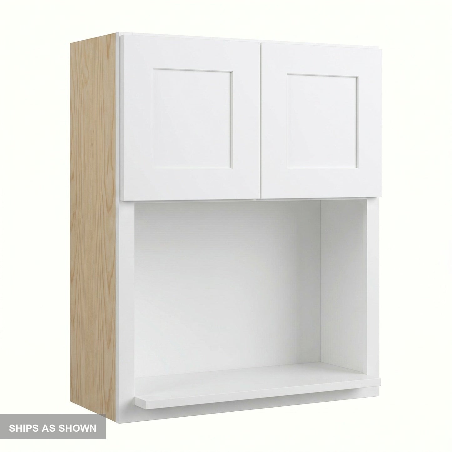 Shaker Microwave Wall Cabinet 27" (WM2730) · Ardelle - White - Flat Pack