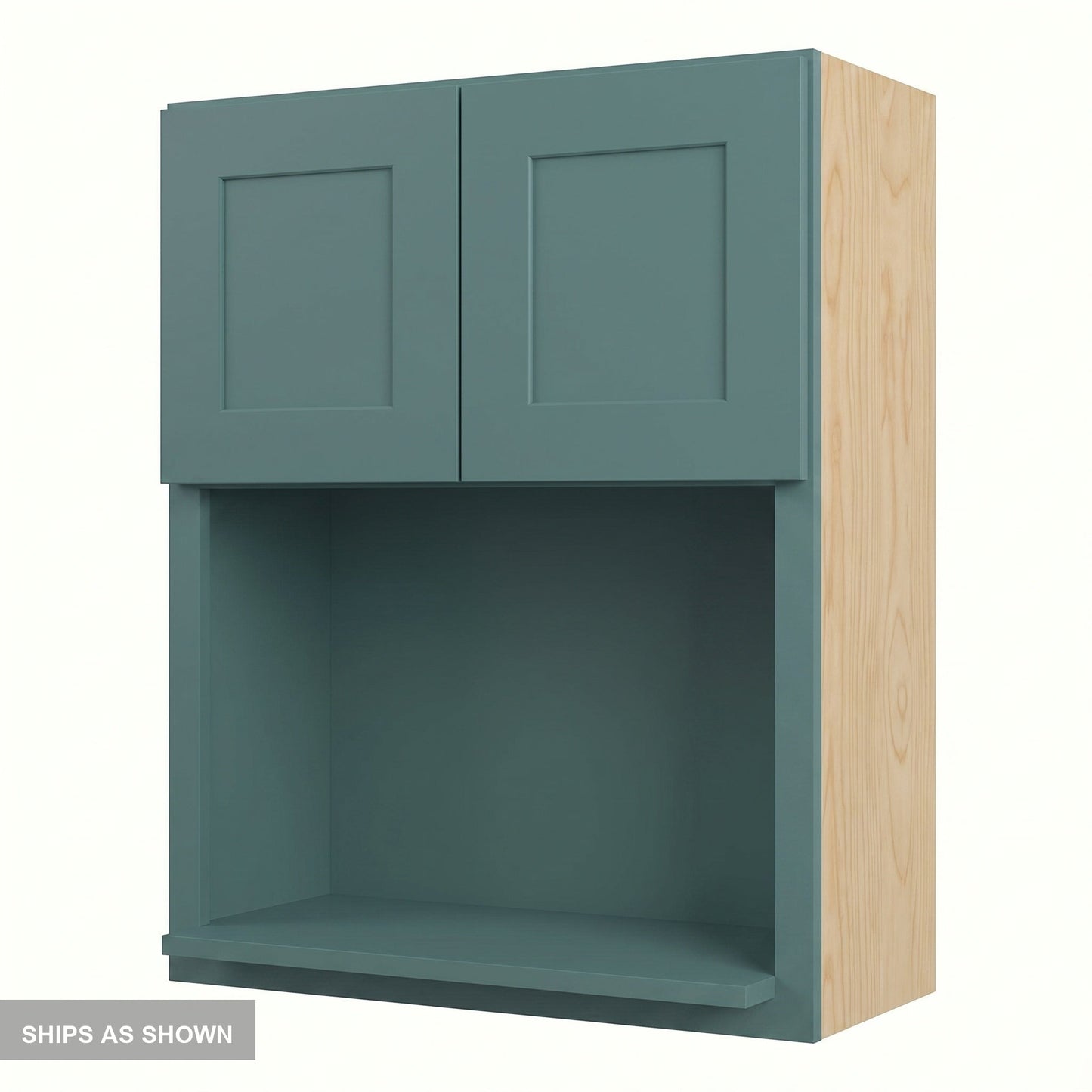 Shaker Microwave Wall Cabinet 27" (WM2730) · Tallis - Fairy Green - Flat Pack