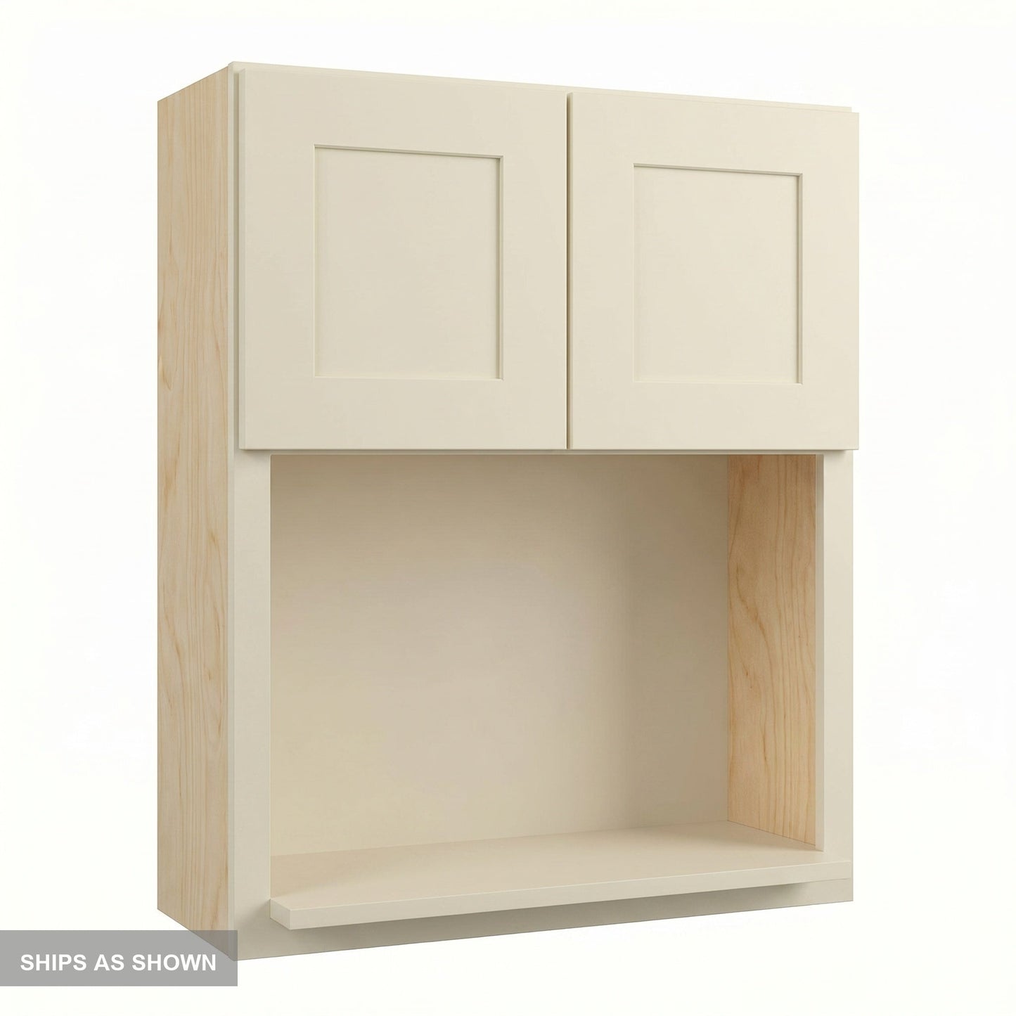 Shaker Microwave Wall Cabinet 27" (WM2730) · Tallis - Swan White - Flat Pack